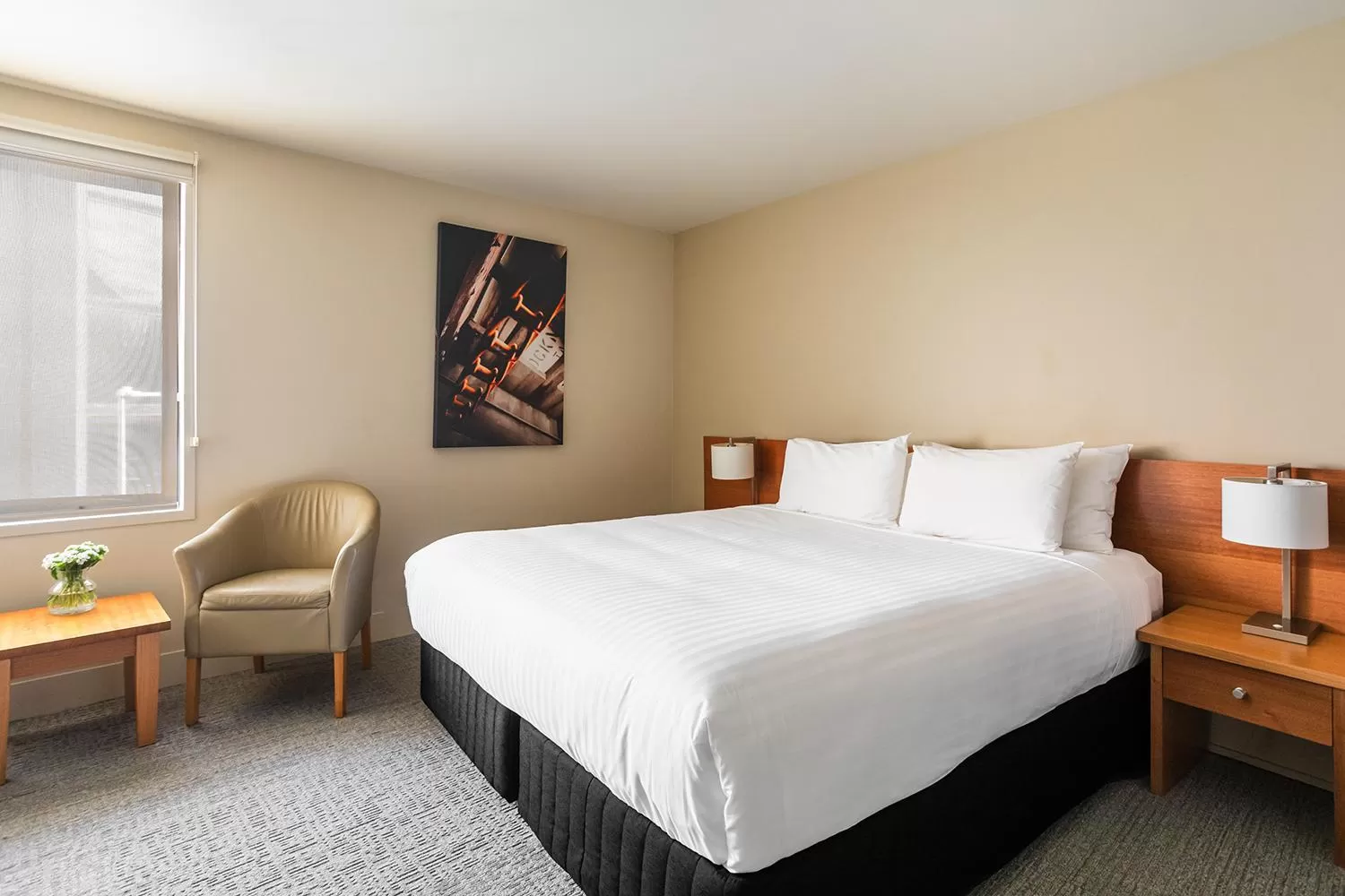 Standard Double Room with Free High Speed WiFi in The Old Woolstore Apartment Hotel