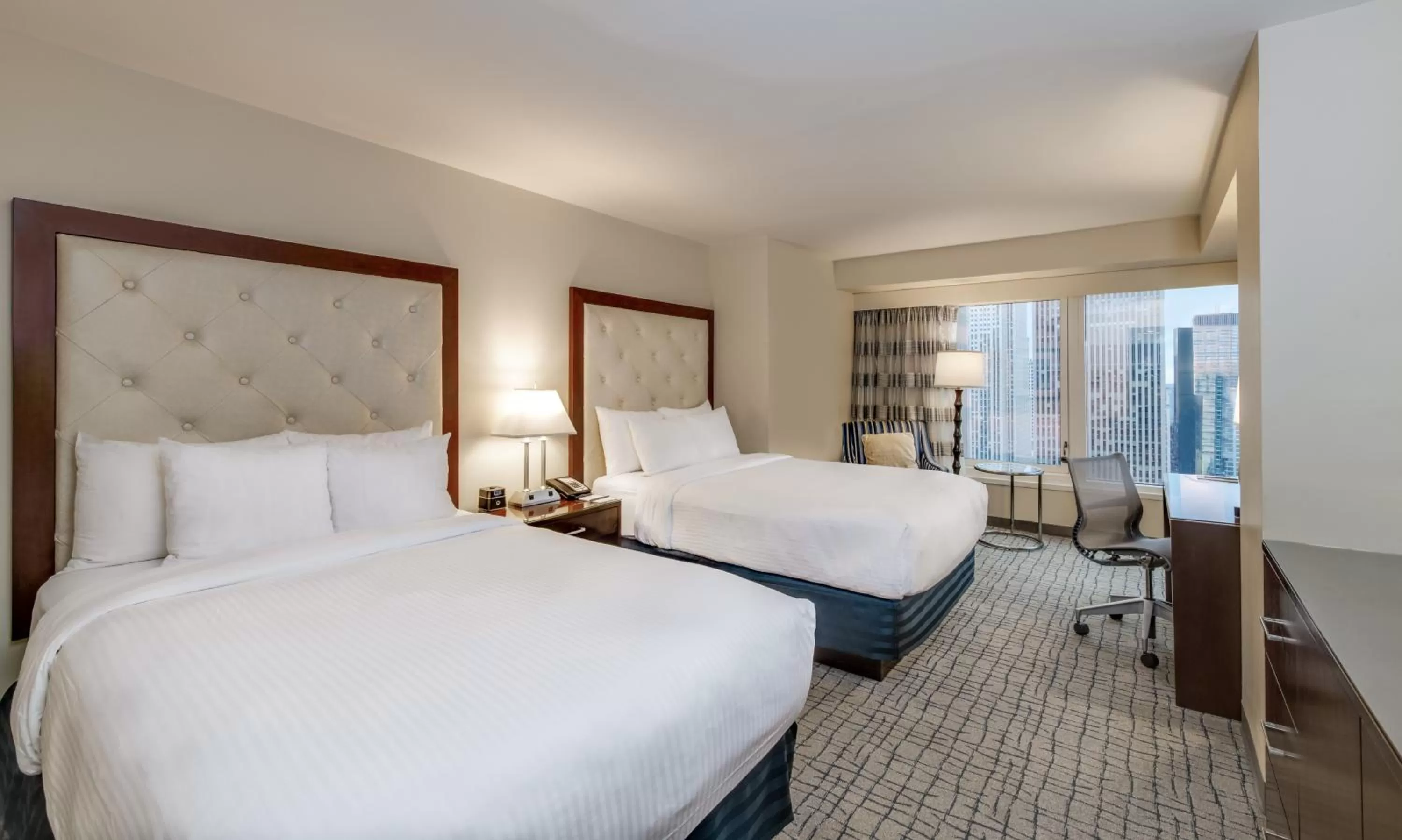 Double Room with Two Double Beds and City View - Non-Smoking in Crowne Plaza Times Square Manhattan, an IHG Hotel