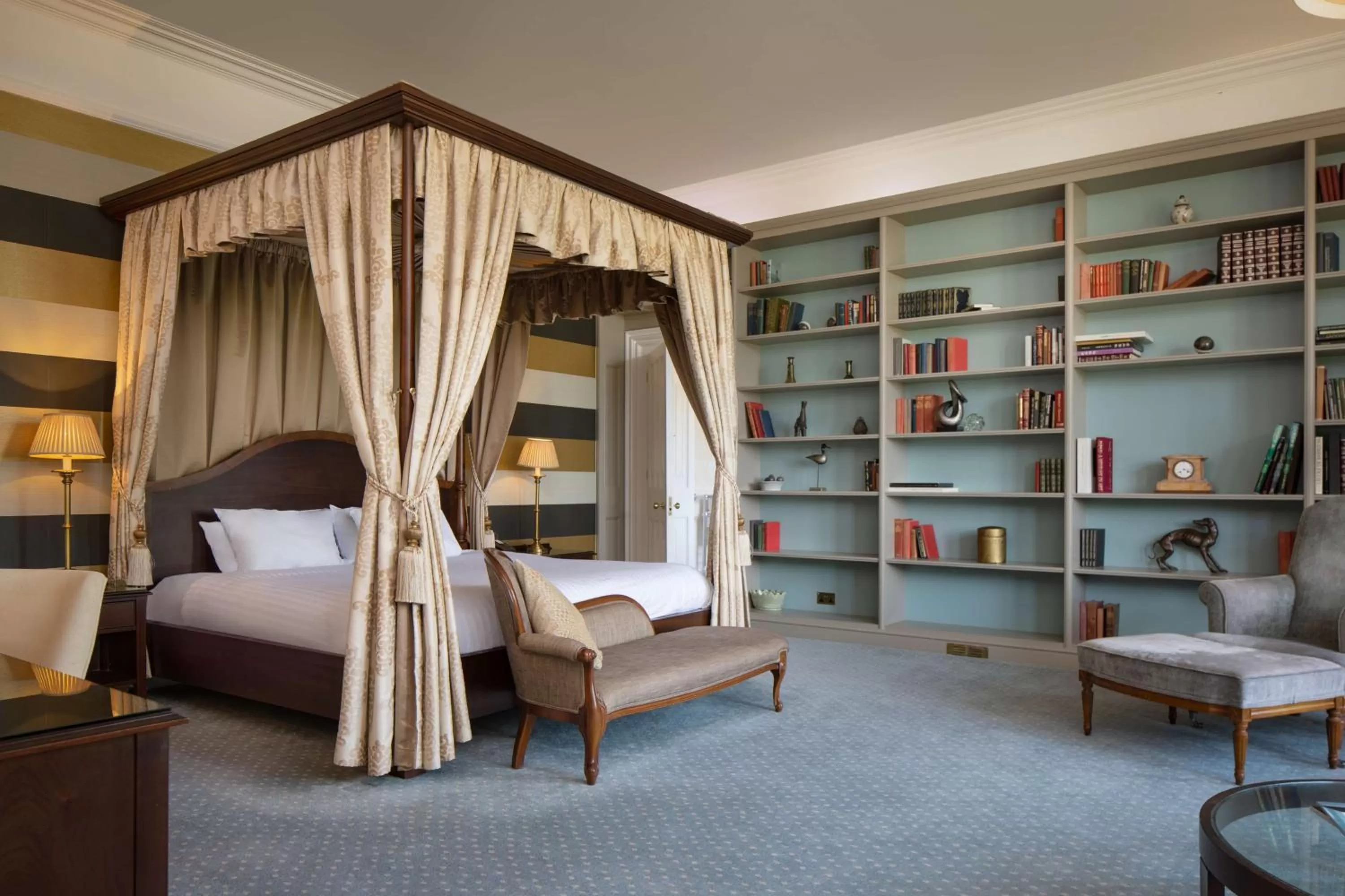 Deluxe King Suite with Four Poster Bed in The Welcombe Golf & Spa Hotel