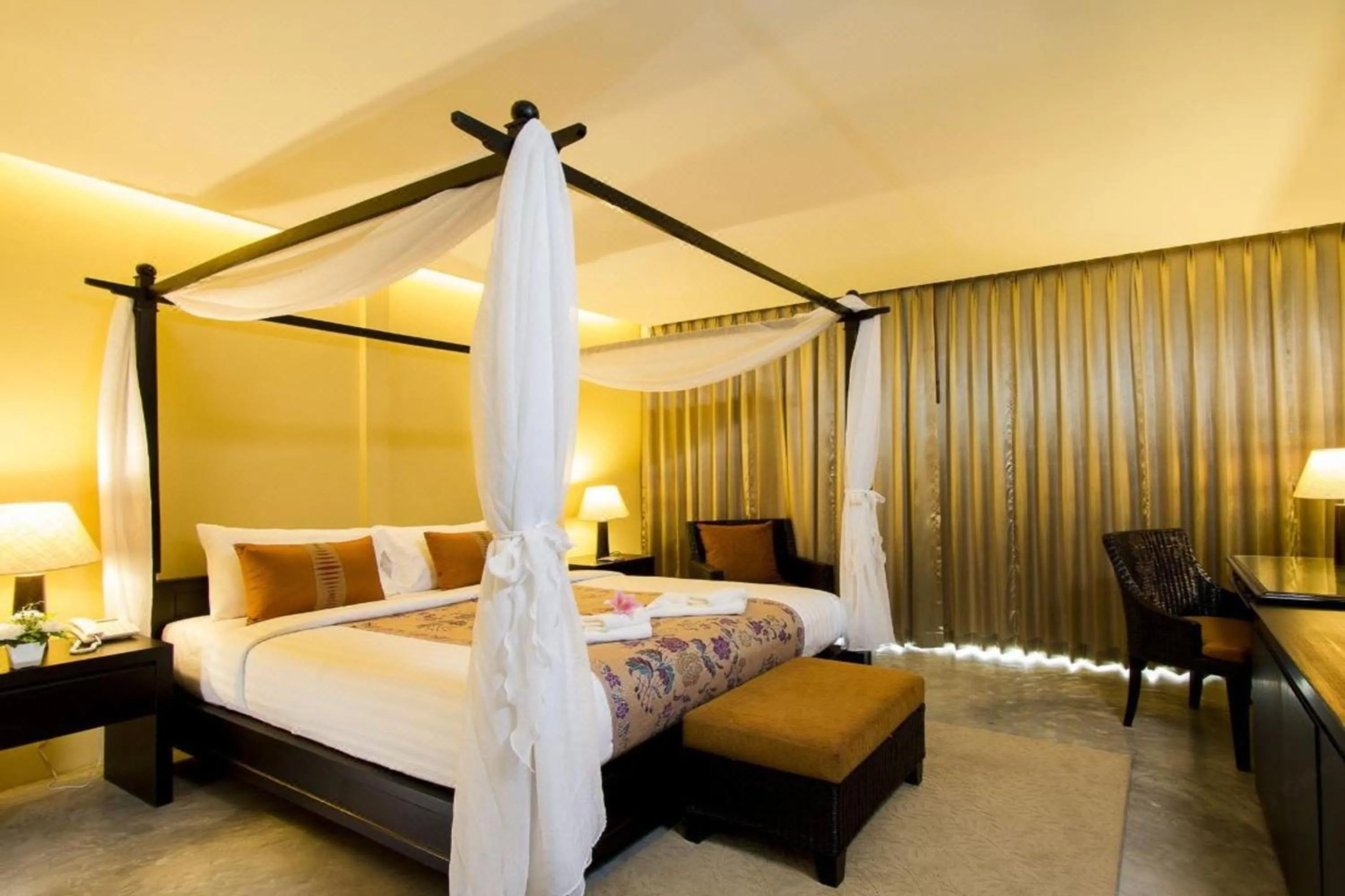 Bedroom, Bed in Baan PhuAnda Phuket