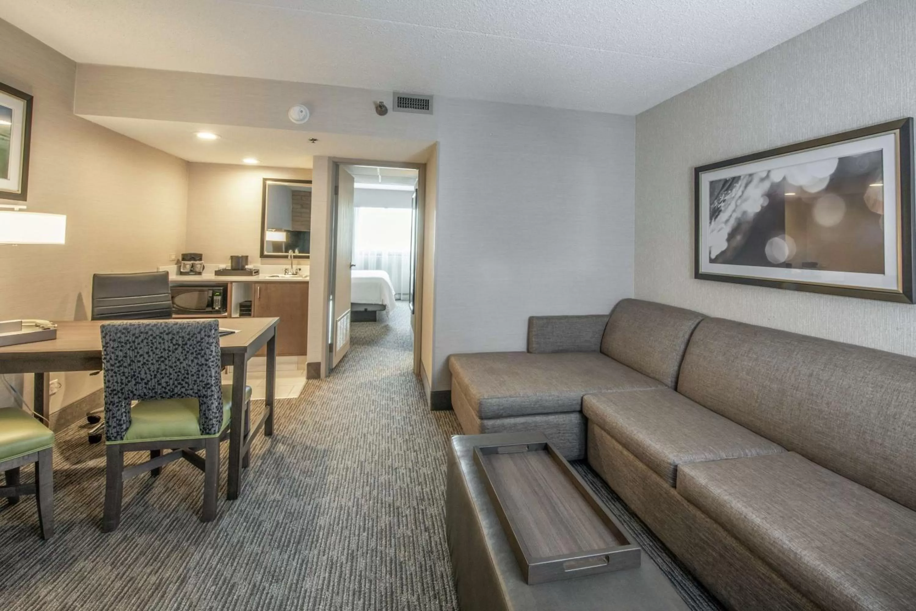 King Corner Suite with City View - Non-Smoking in Embassy Suites by Hilton Chicago Schaumburg Woodfield