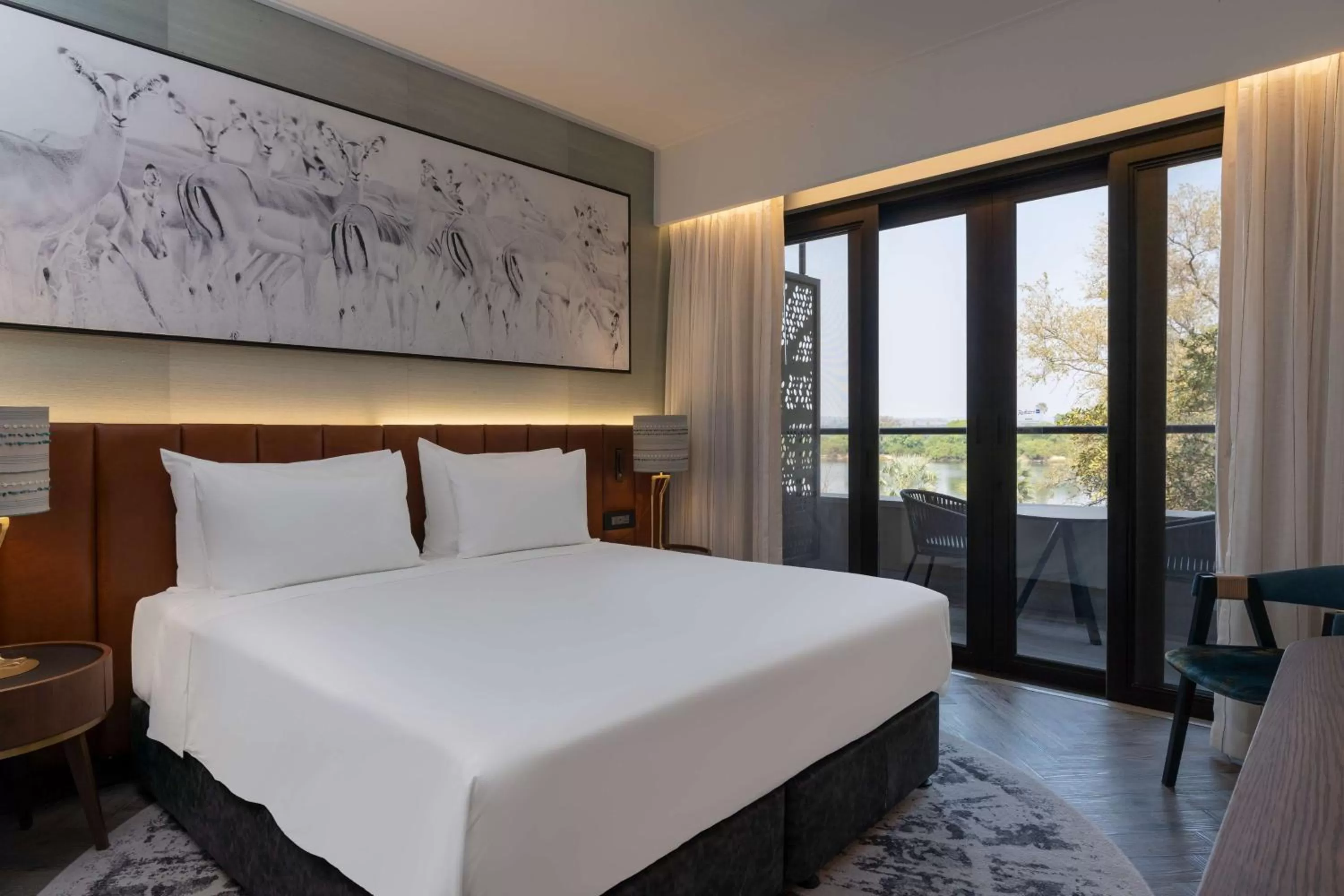 Premium Suite with Zambezi River View and Terrace in Radisson Blu Mosi-oa-Tunya Livingstone Resort