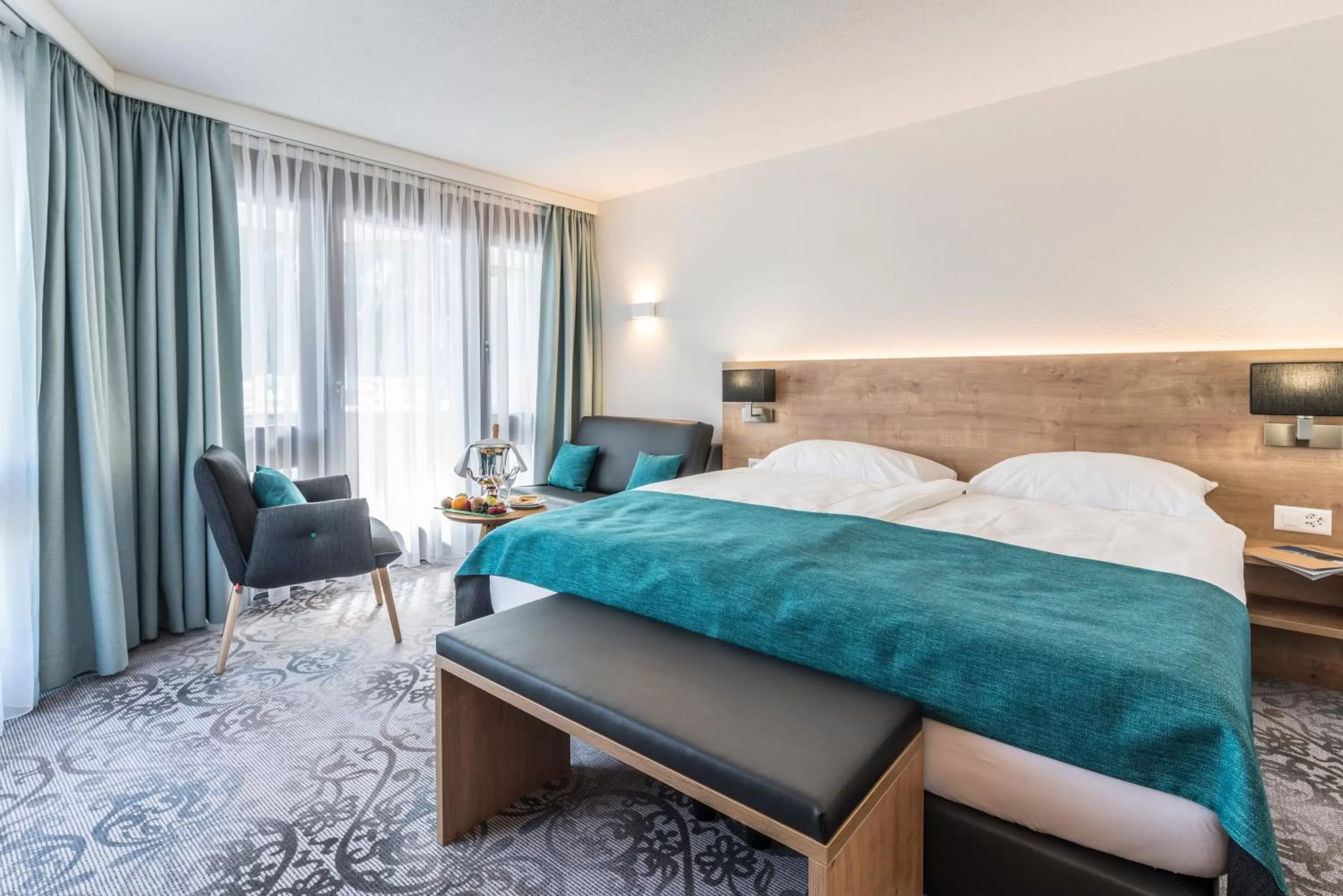 Superior West with Balcony in Central Swiss Quality Sporthotel