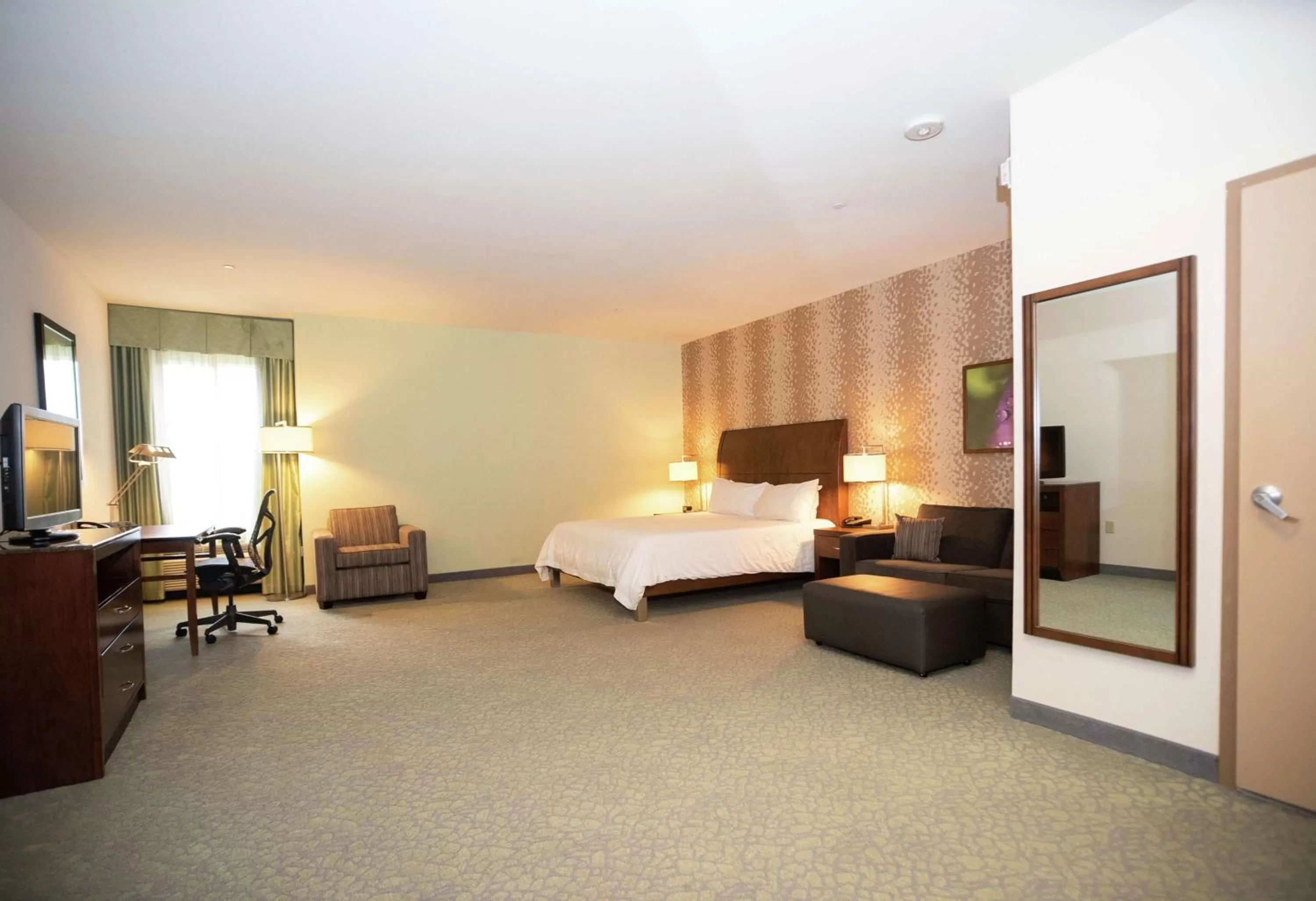 One-Bedroom King Suite with Bathtub - Mobility Access in Hilton Garden Inn Covington/Mandeville