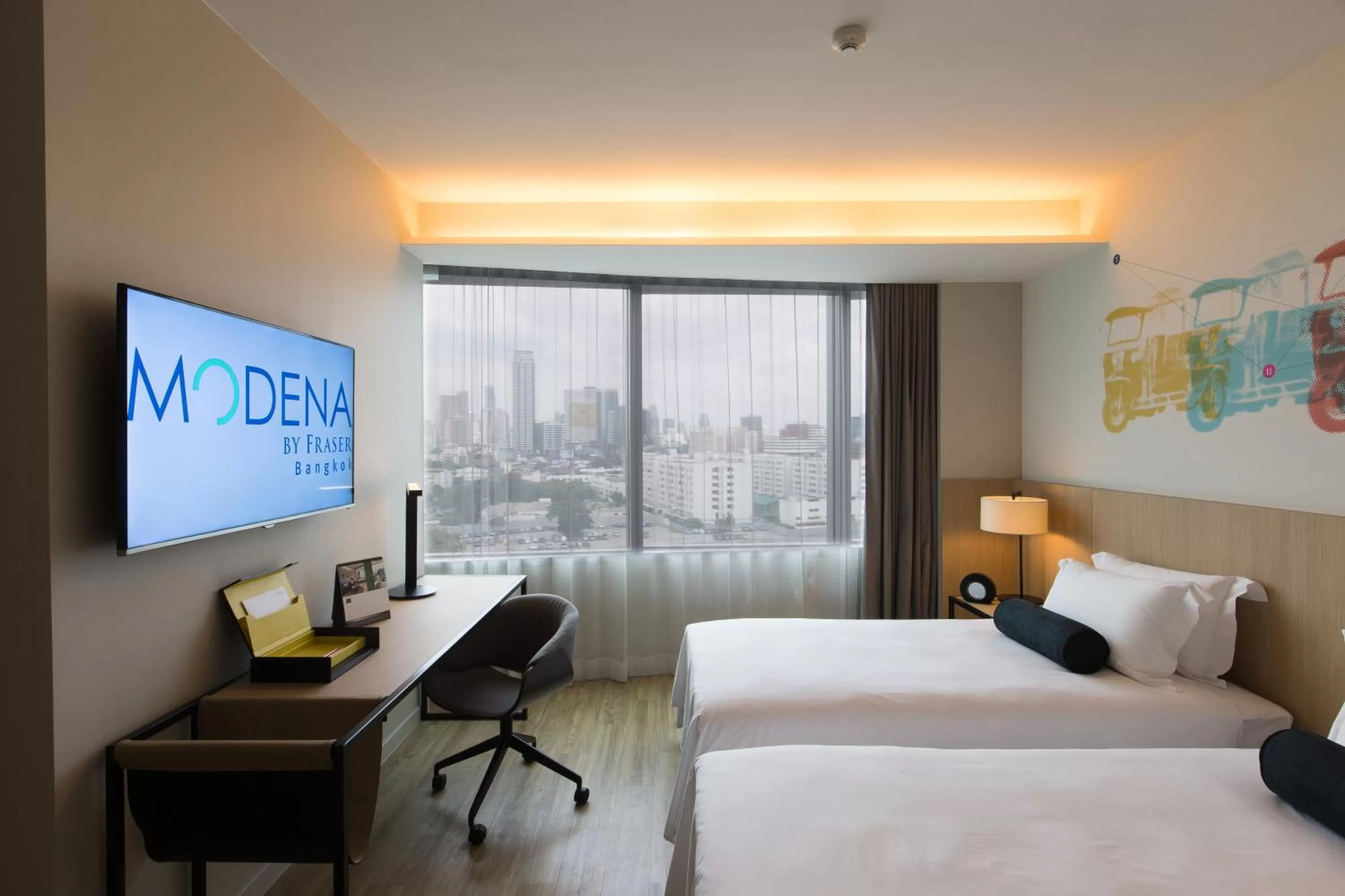 Superior Twin Room in Modena by Fraser Bangkok