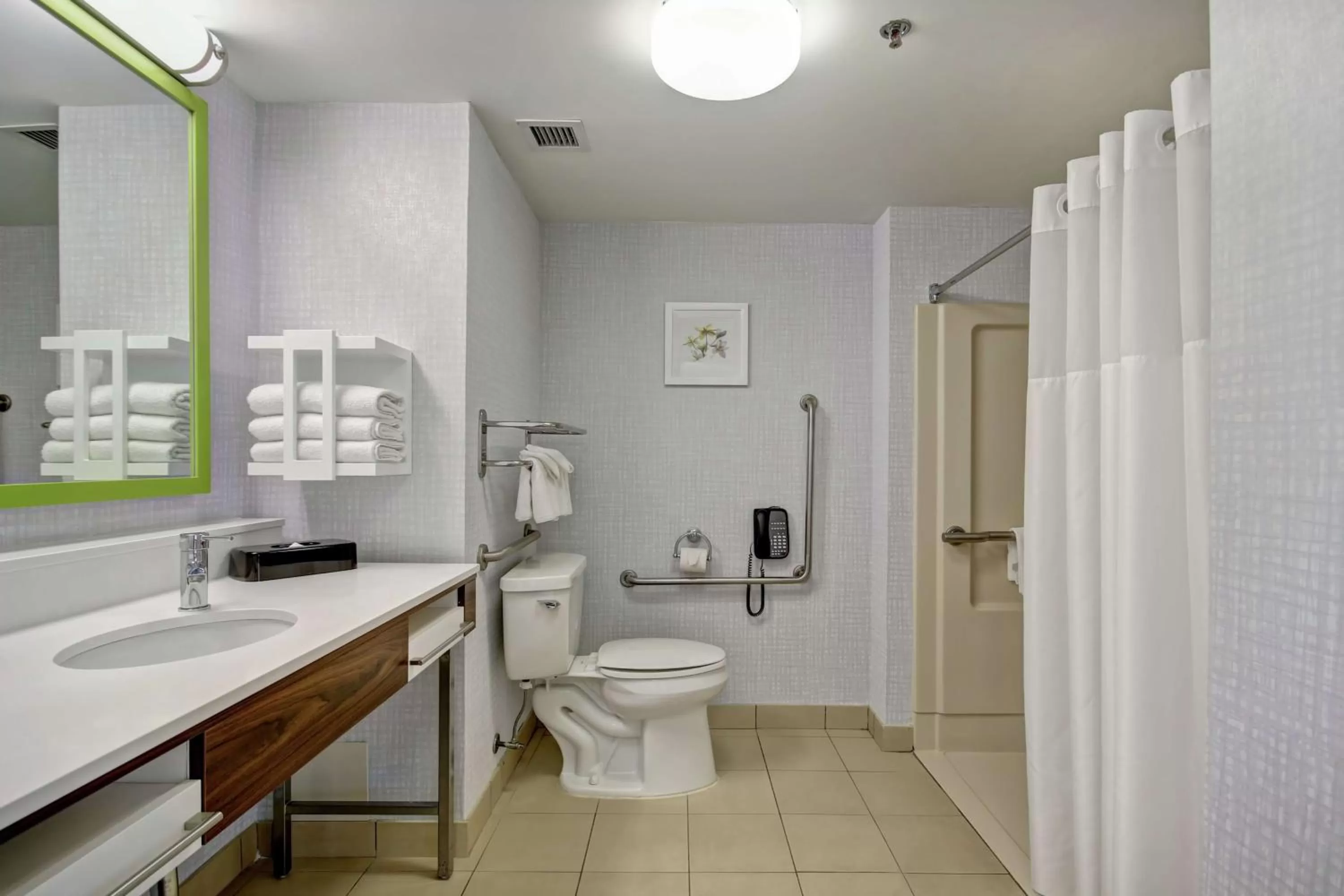 Queen Room with Two Queen Beds - Roll-In Shower/Non-Smoking in Hampton Inn By Hilton & Suites Guelph, Ontario, Canada