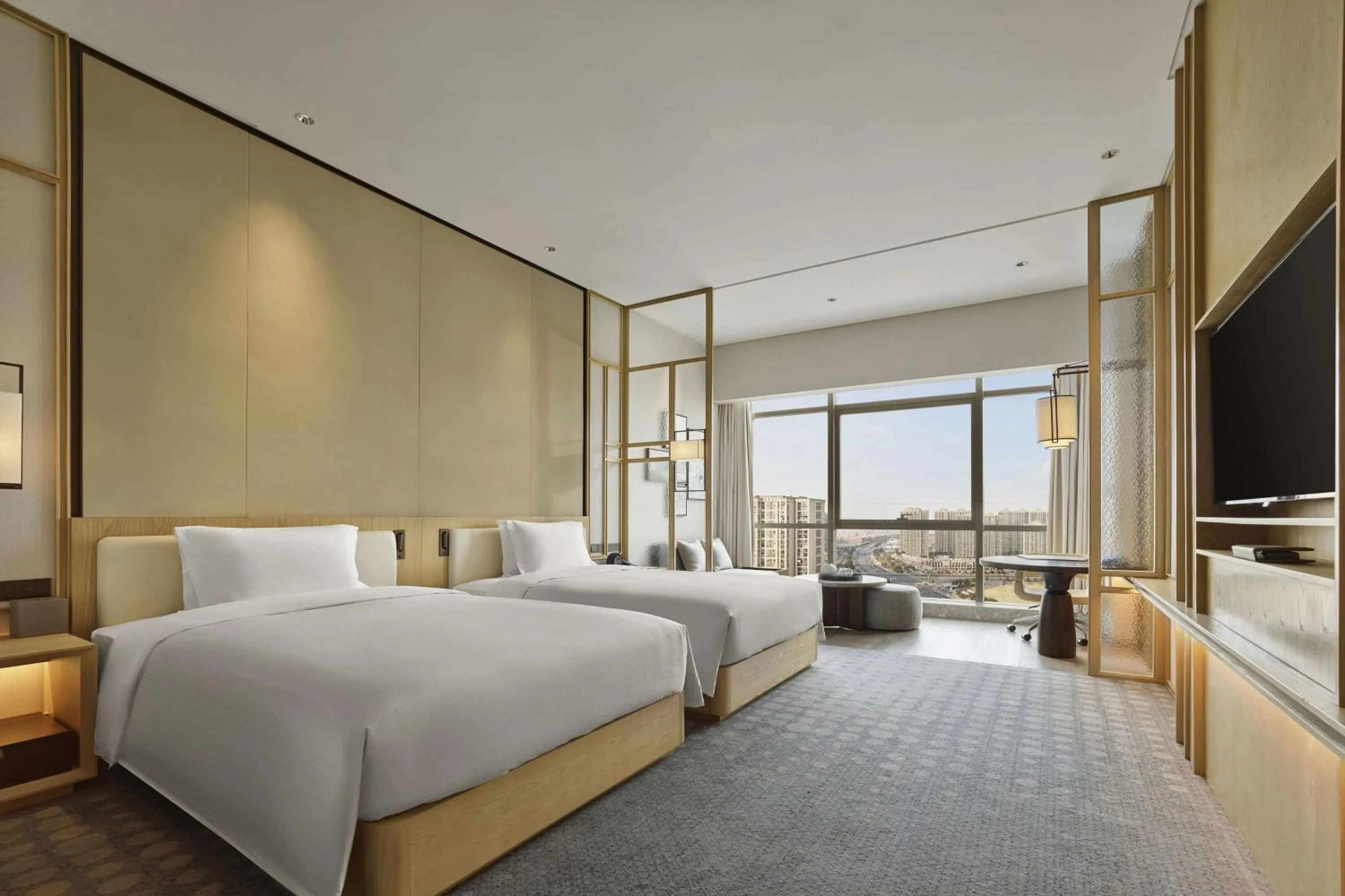 Deluxe Twin Room in Hilton Suzhou Yinshan Lake
