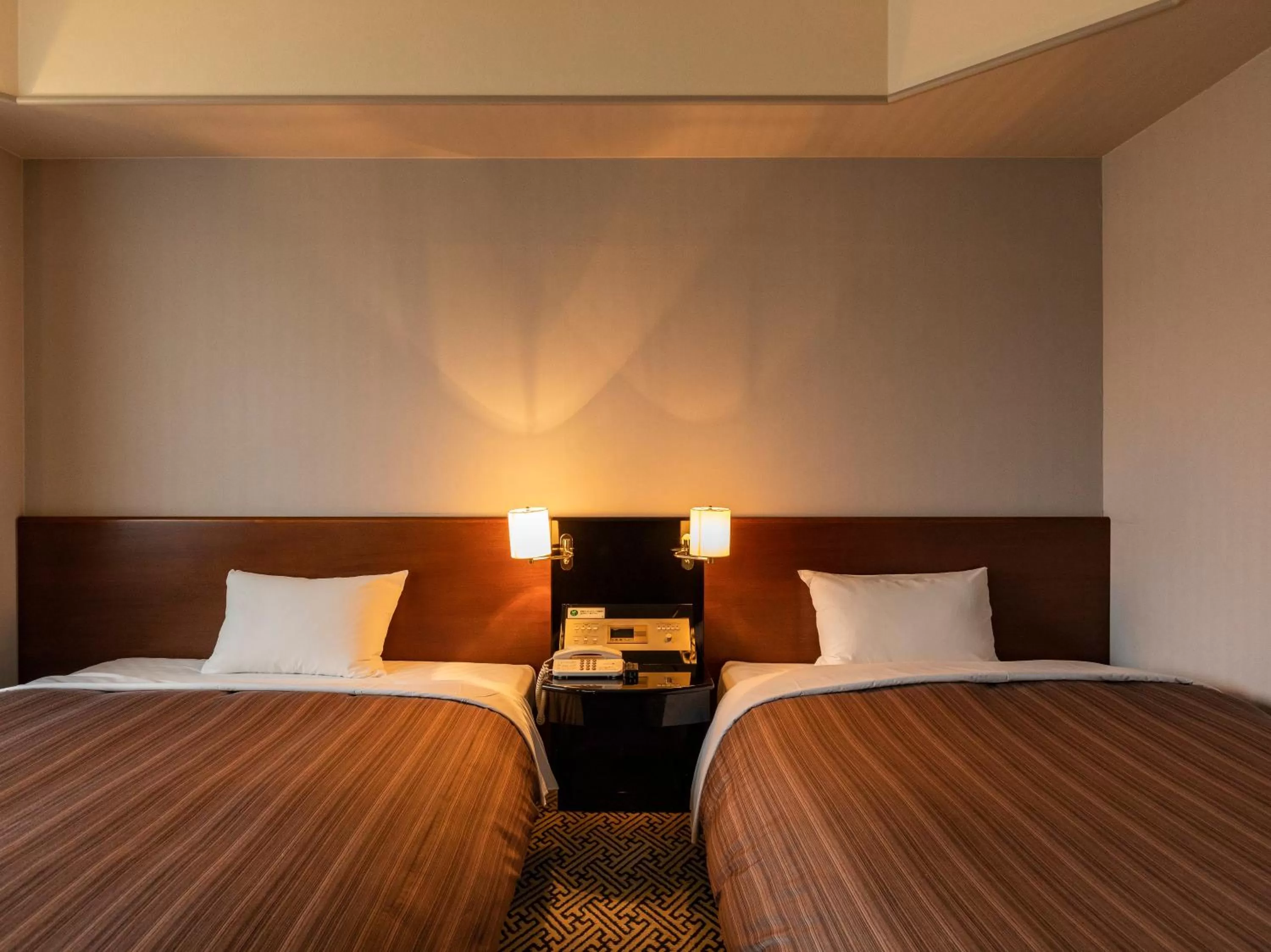 Twin Room - Non-Smoking in Ark Hotel Kumamotojo Mae -ROUTE INN HOTELS-