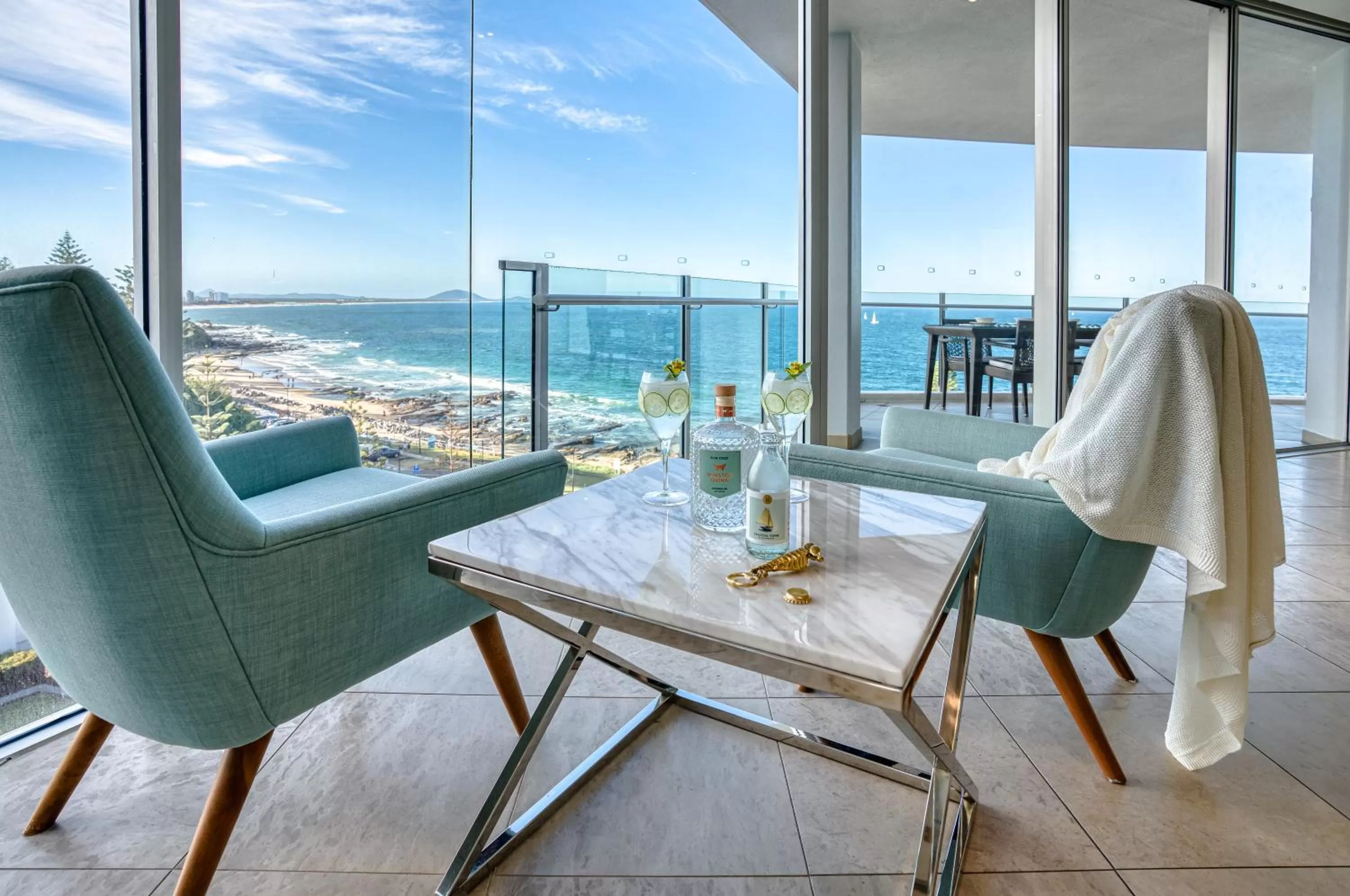 Three-Bedroom Deluxe Suite with Ocean View in Oceans Mooloolaba