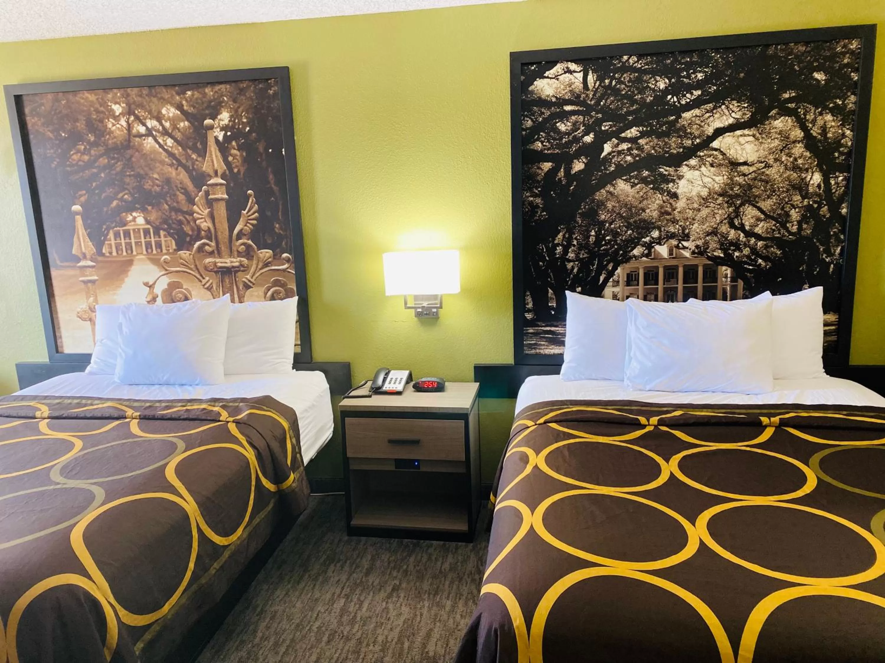 Queen Room with Two Queen Beds - Smoking in Super 8 by Wyndham New Iberia