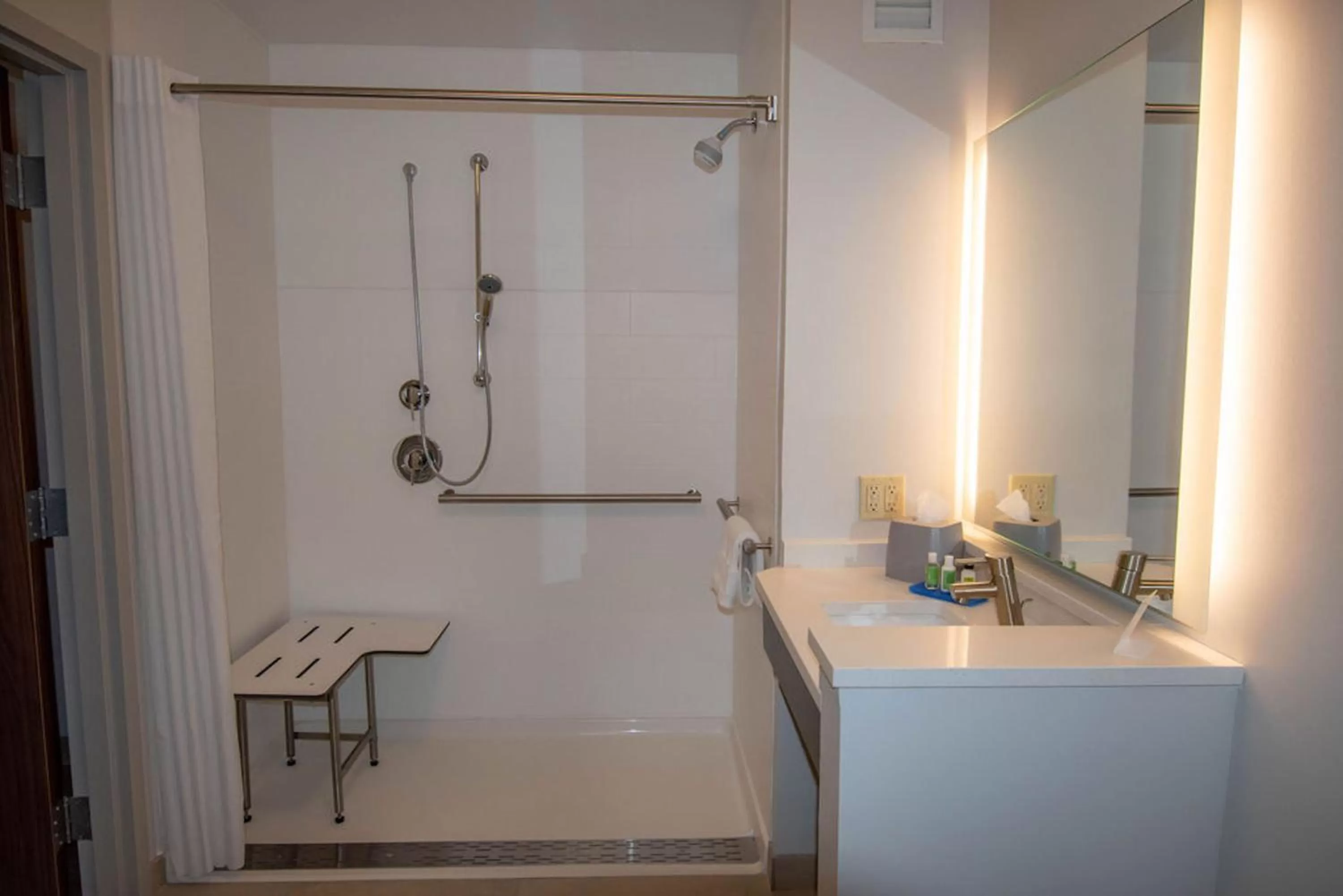 King Room - Hearing Accessible - Roll-in Shower in Holiday Inn Express & Suites Tonawanda - Buffalo Area by IHG