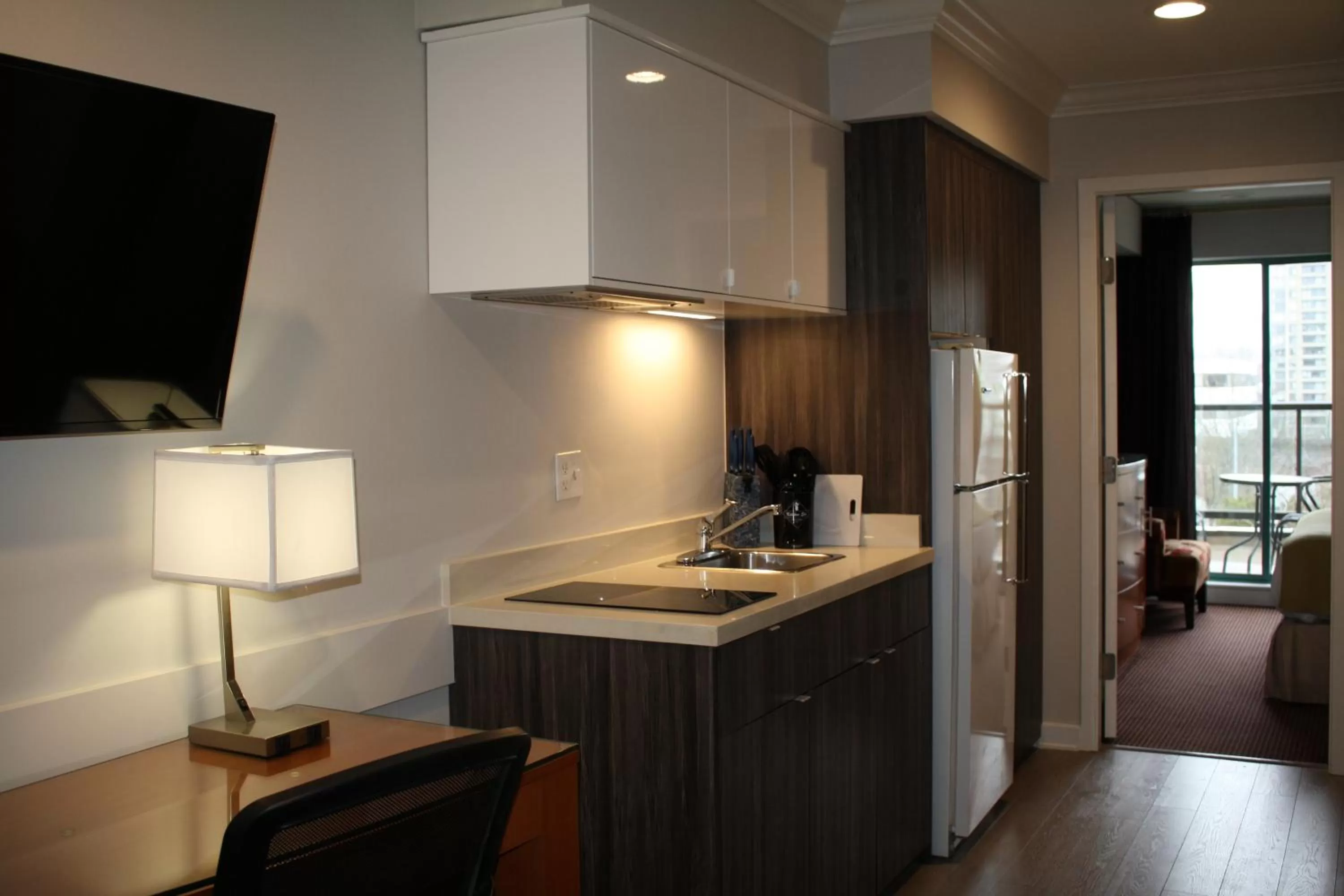 Full Kitchen Suite in Executive Suites Hotel & Conference Center, Metro Vancouver
