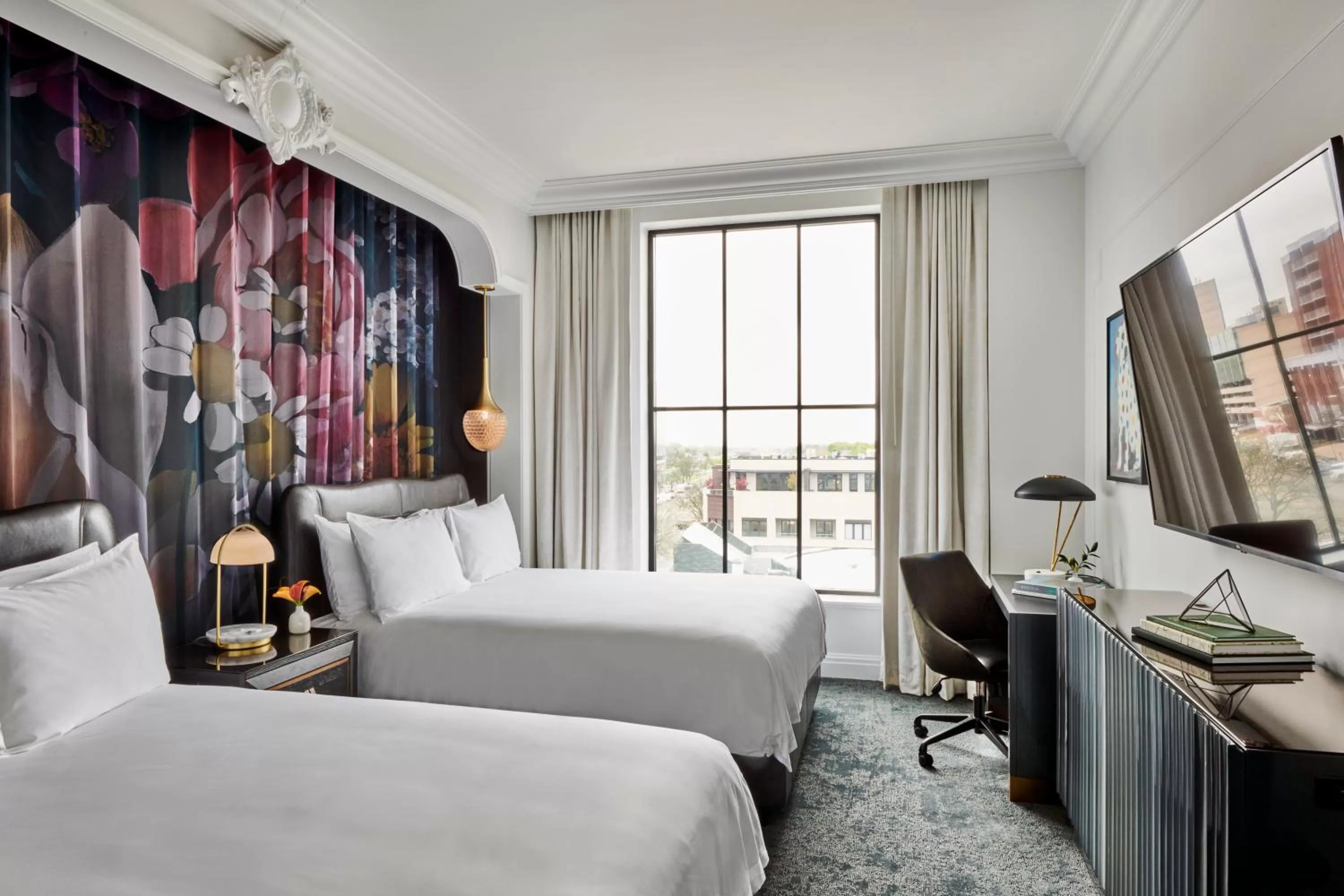 Queen Room with Two Queen Beds - Disability Access in Daxton Hotel Birmingham, Curio Collection by Hilton