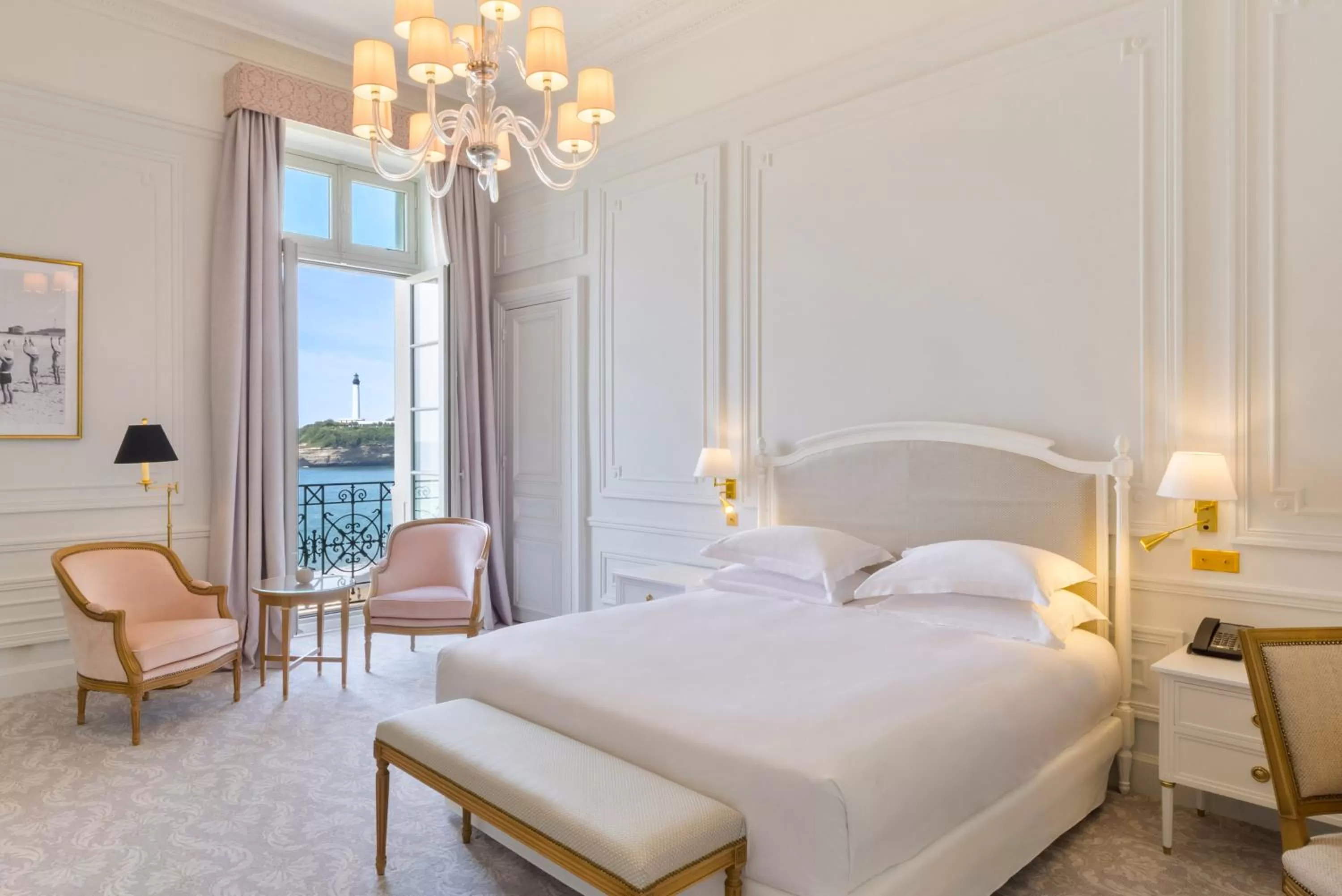 Classic King Room with Beach View in Hôtel du Palais Biarritz, in The Unbound Collection by Hyatt