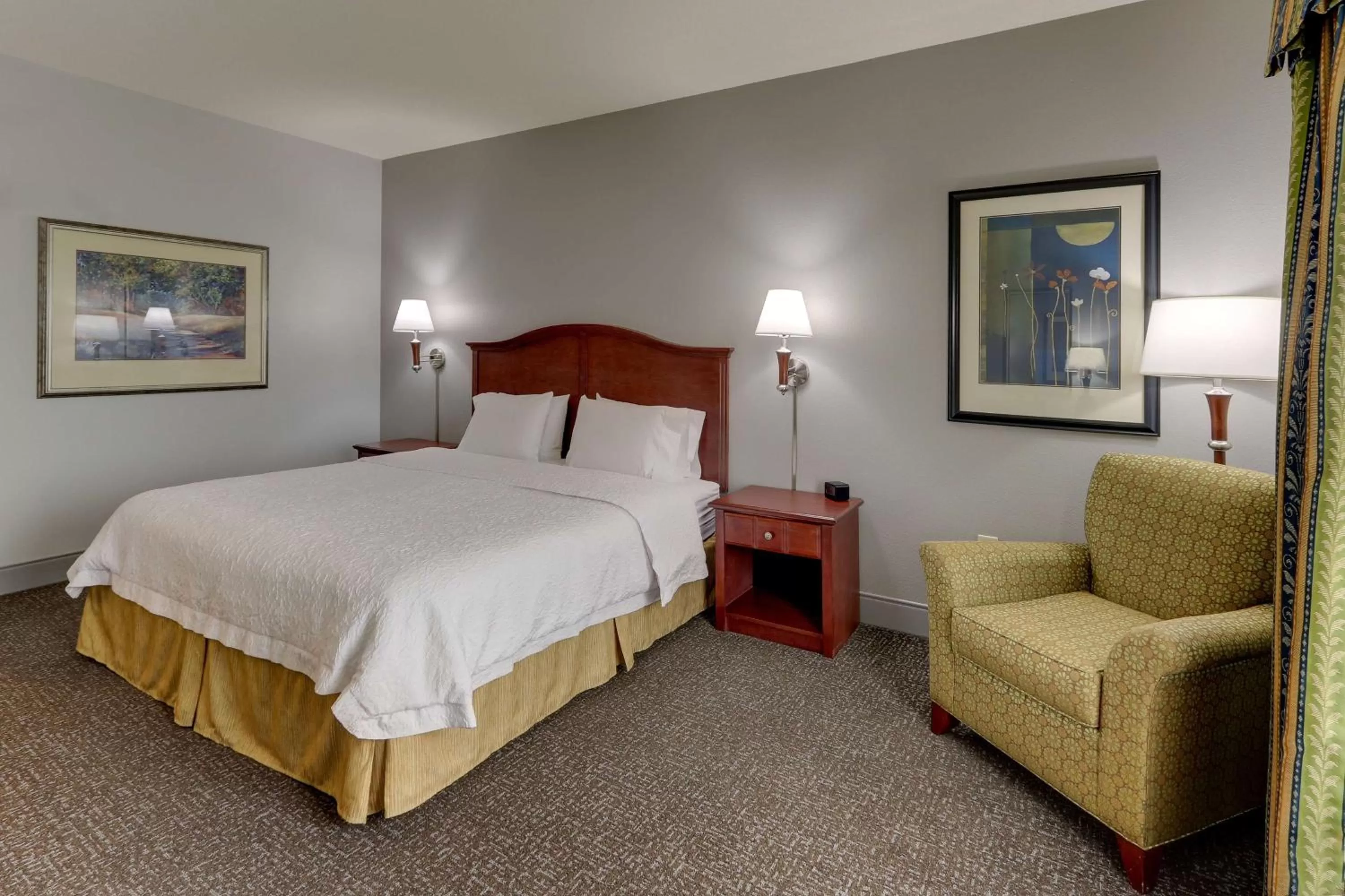 King Room with Accessible Tub - Mobility and Hearing Access/Non-Smoking in Hampton Inn & Suites Indianapolis-Airport