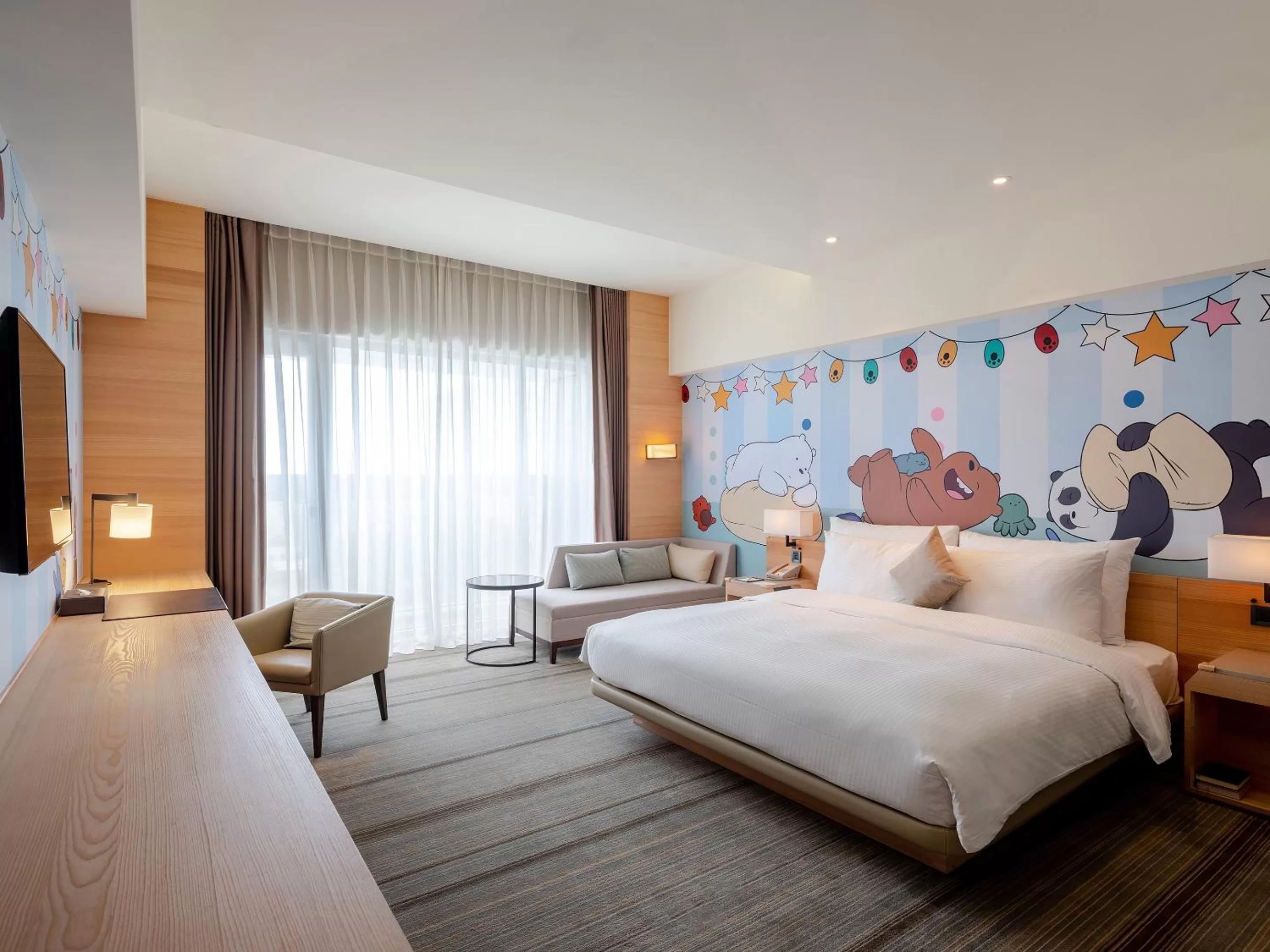 Cartoon Network Comfort King Room in Hotel COZZI Ximen Tainan