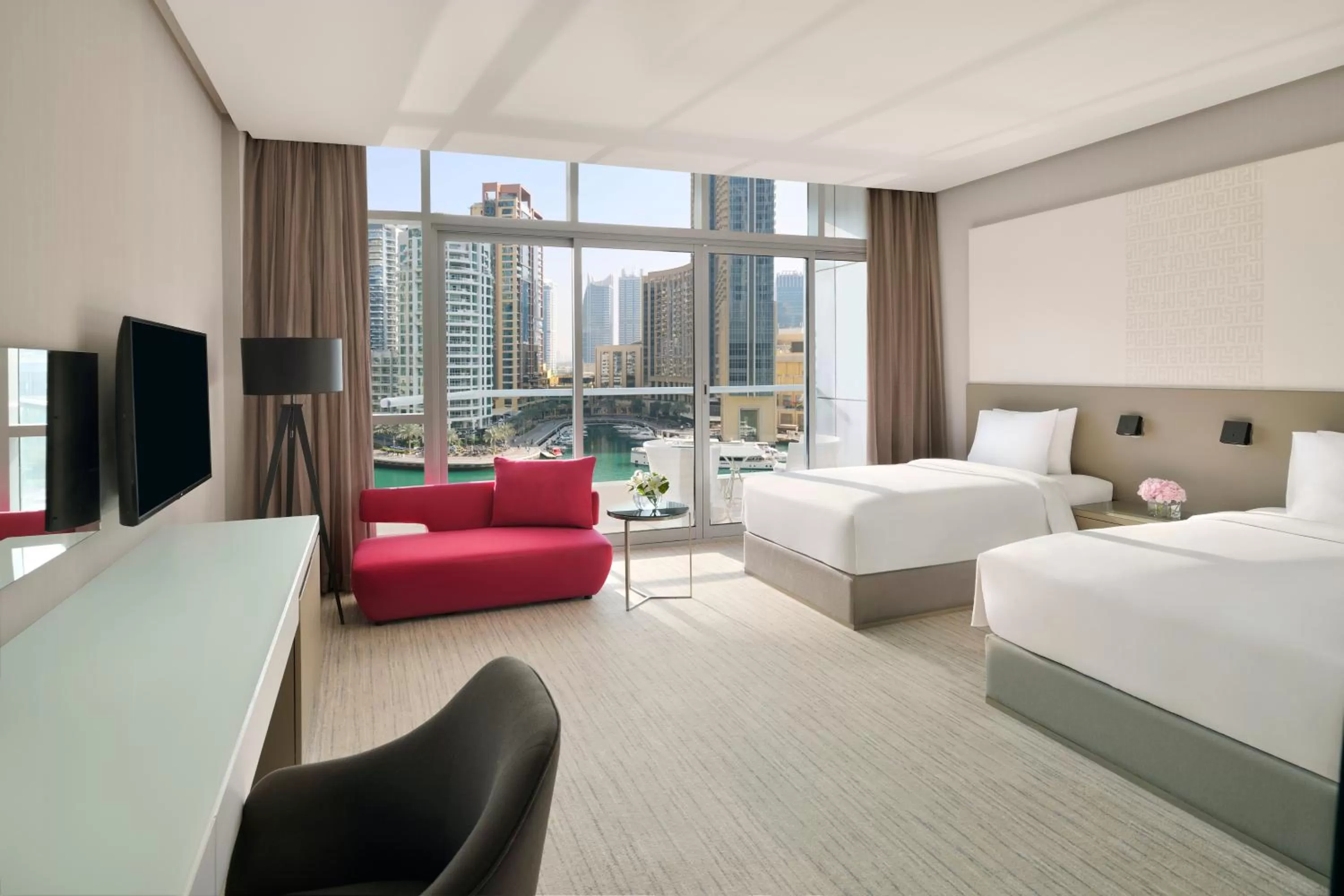 Premium Twin Room with Balcony and Marina View in InterContinental Dubai Marina by IHG