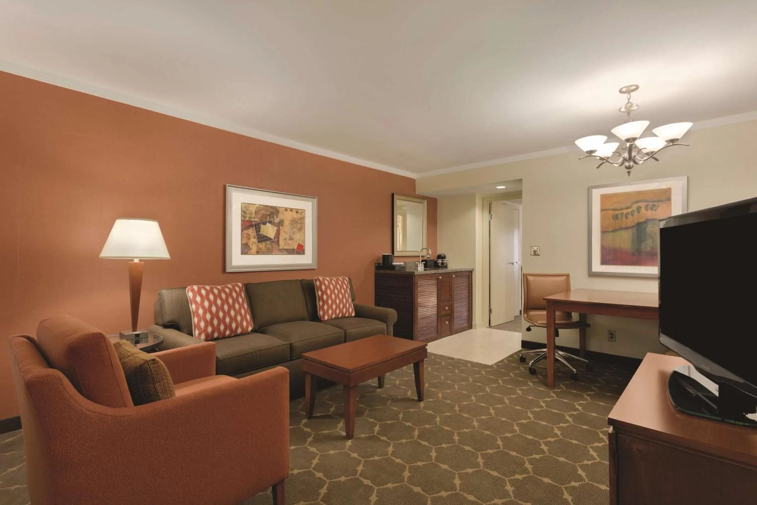 King Suite with Roll in Shower in Embassy Suites Denver Tech Center