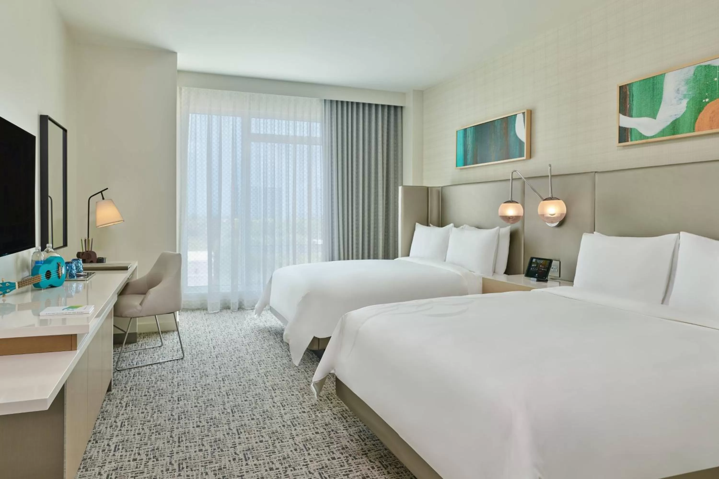 Queen Room with Two Queen Beds - City View/High Floor in Art Ovation Hotel, Autograph Collection