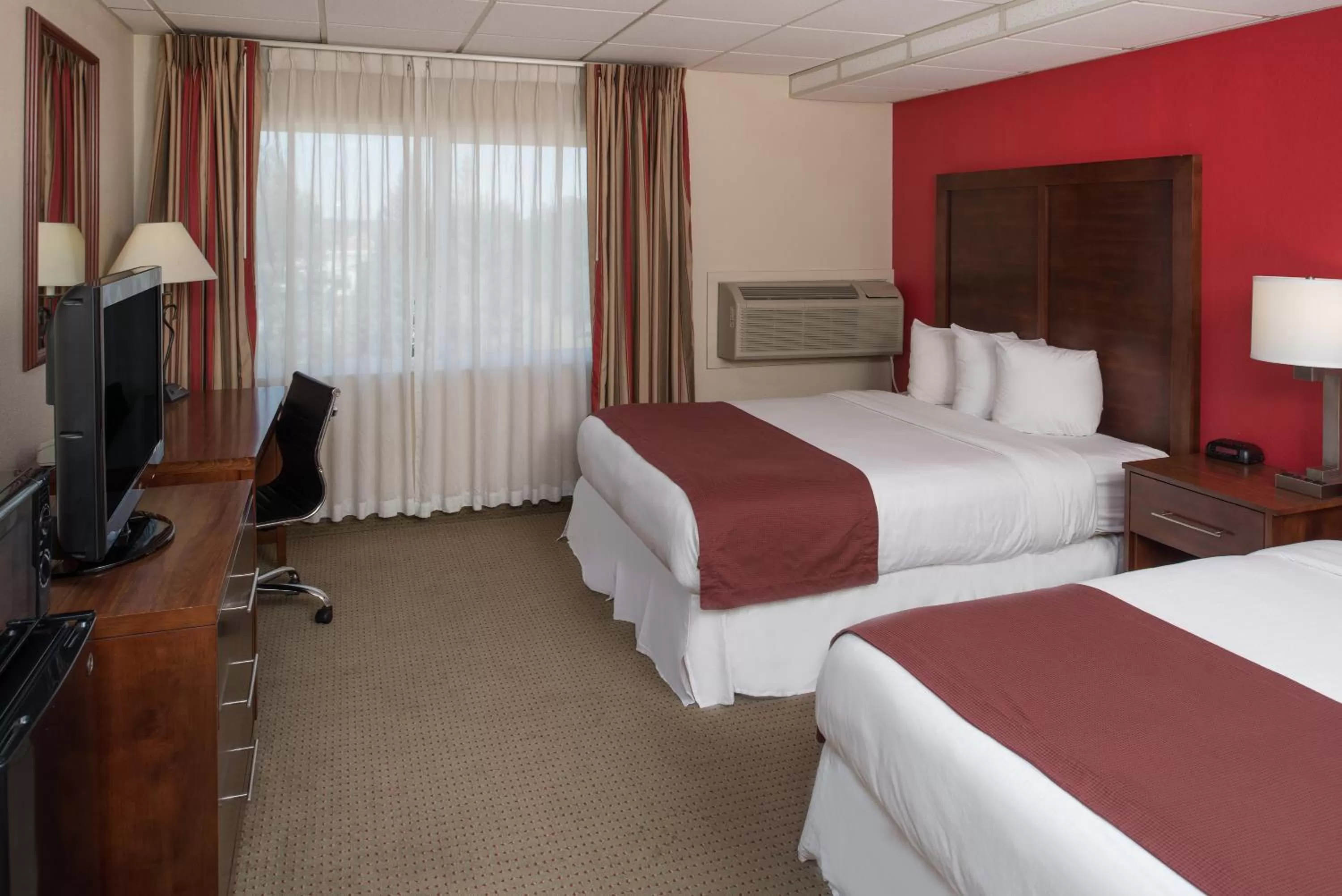 Queen Room with Two Queen Beds - Non-Smoking in Ramada by Wyndham Downtown Spokane