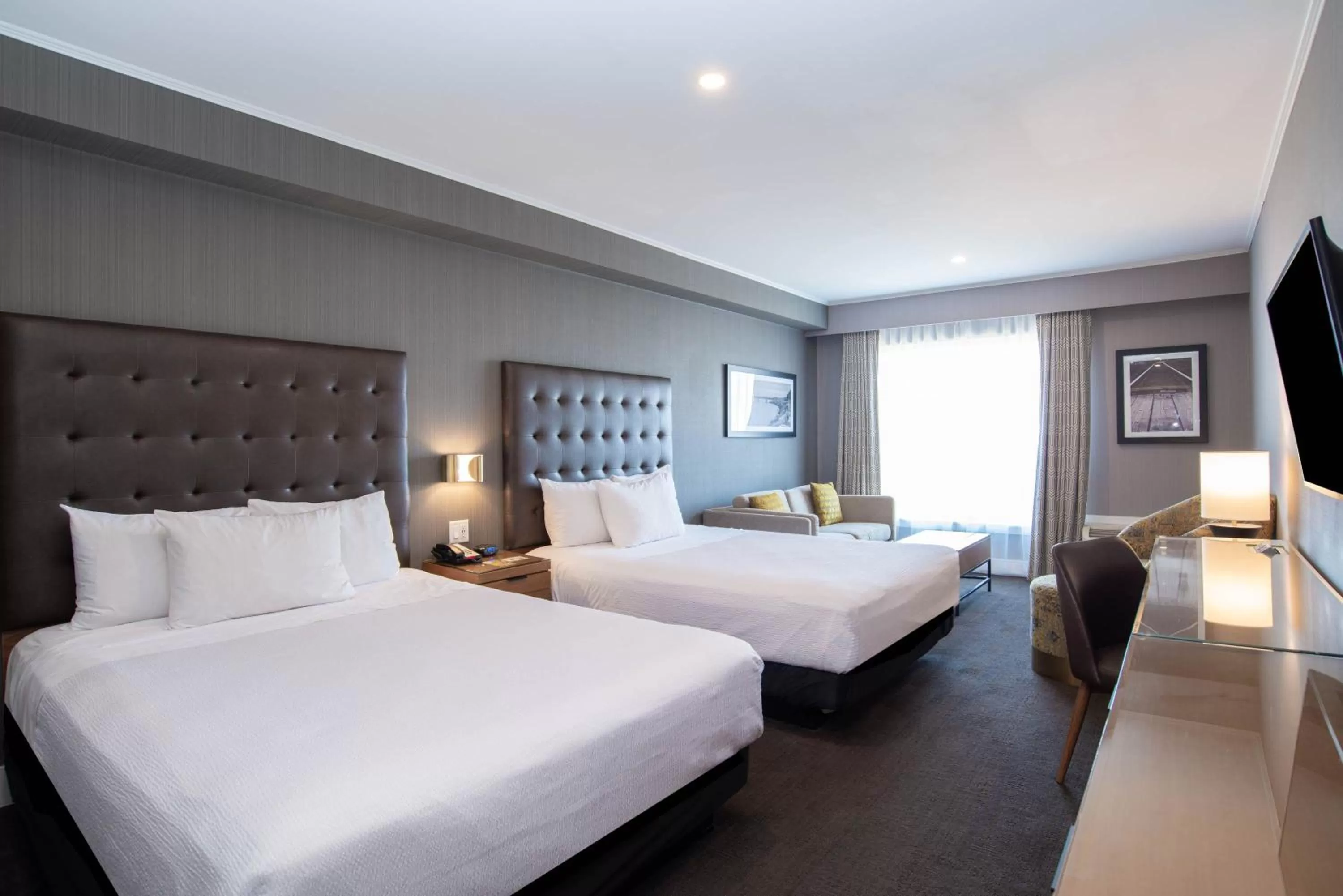 Standard Room, 2 Queen Beds, Sofa Bed in Sandman Hotel Hamilton