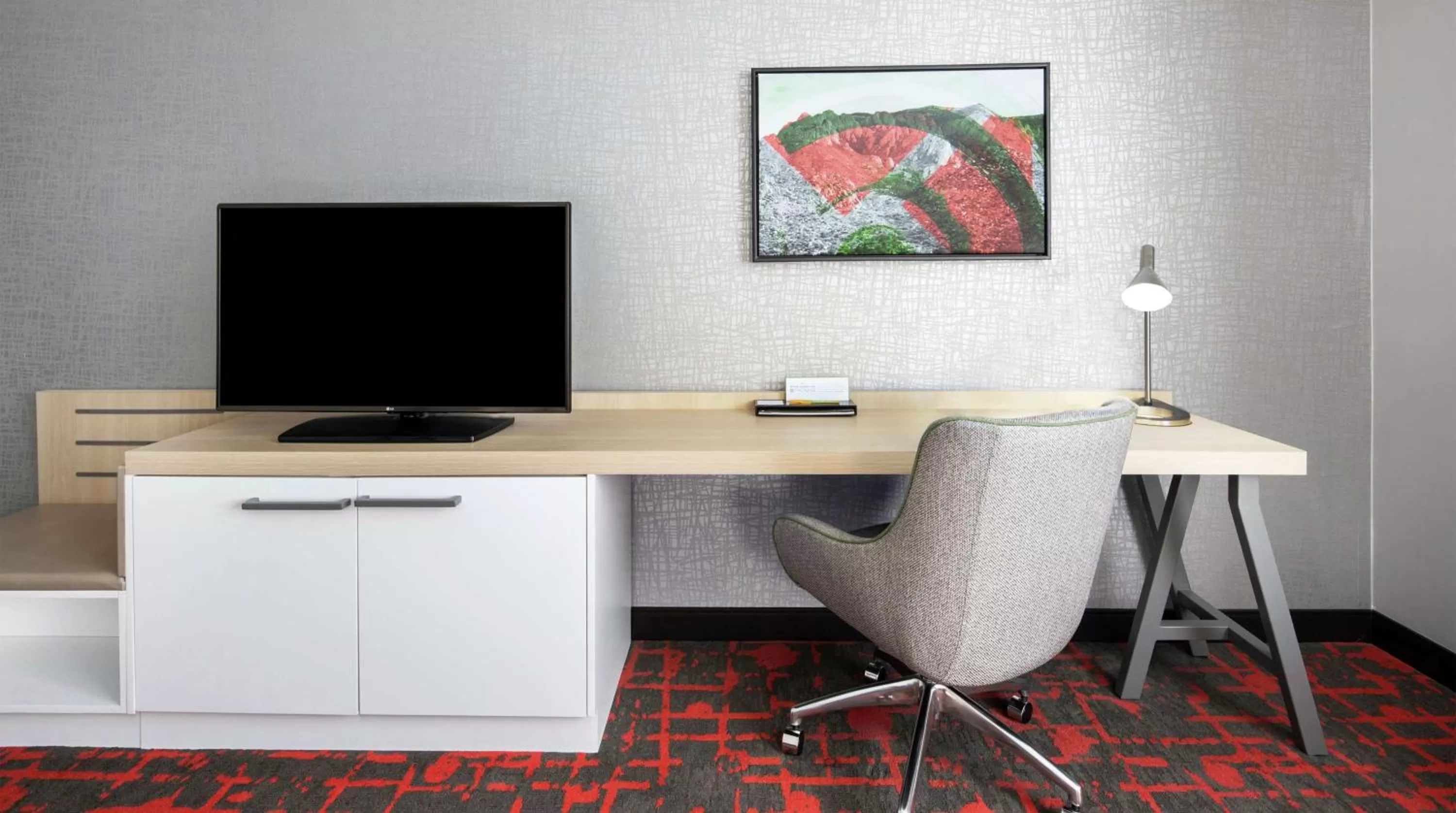 King Room with Microwave and Refrigerator in Hilton Garden Inn Albuquerque North/Rio Rancho