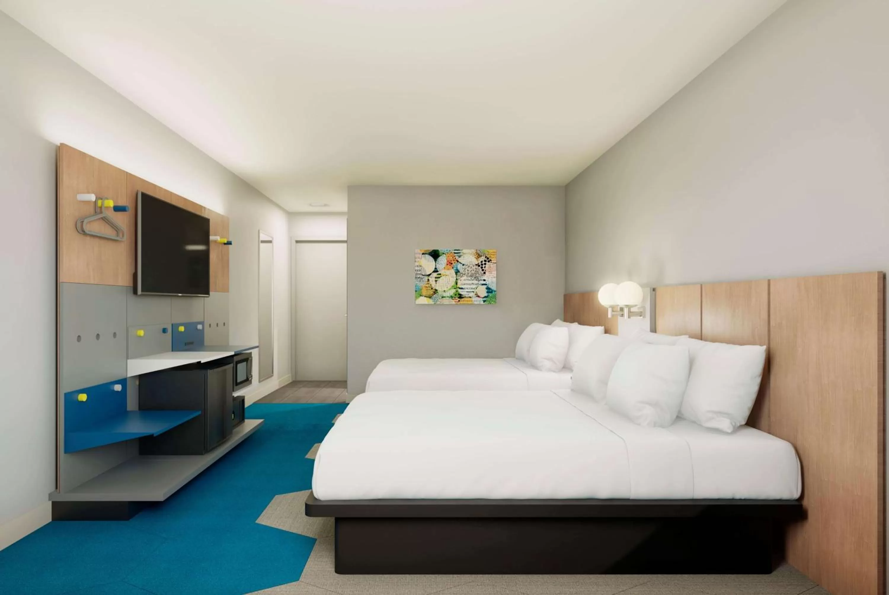 Queen Room with Two Queen Beds - Non-Smoking in Microtel Inn & Suites by Wyndham Winchester