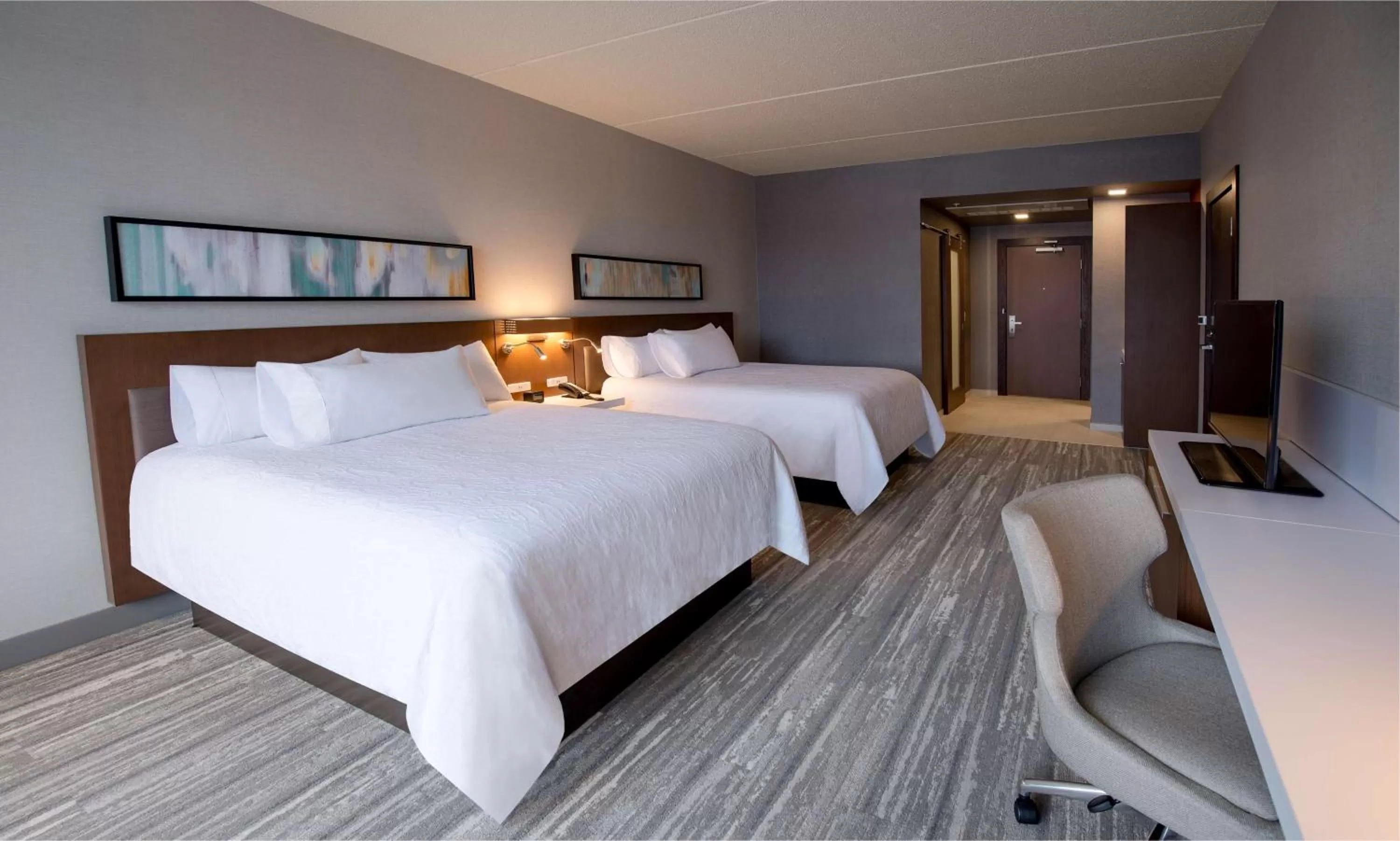 Queen Room with Two Queen Beds - Hearing Access in Hilton Garden Inn Wausau, WI