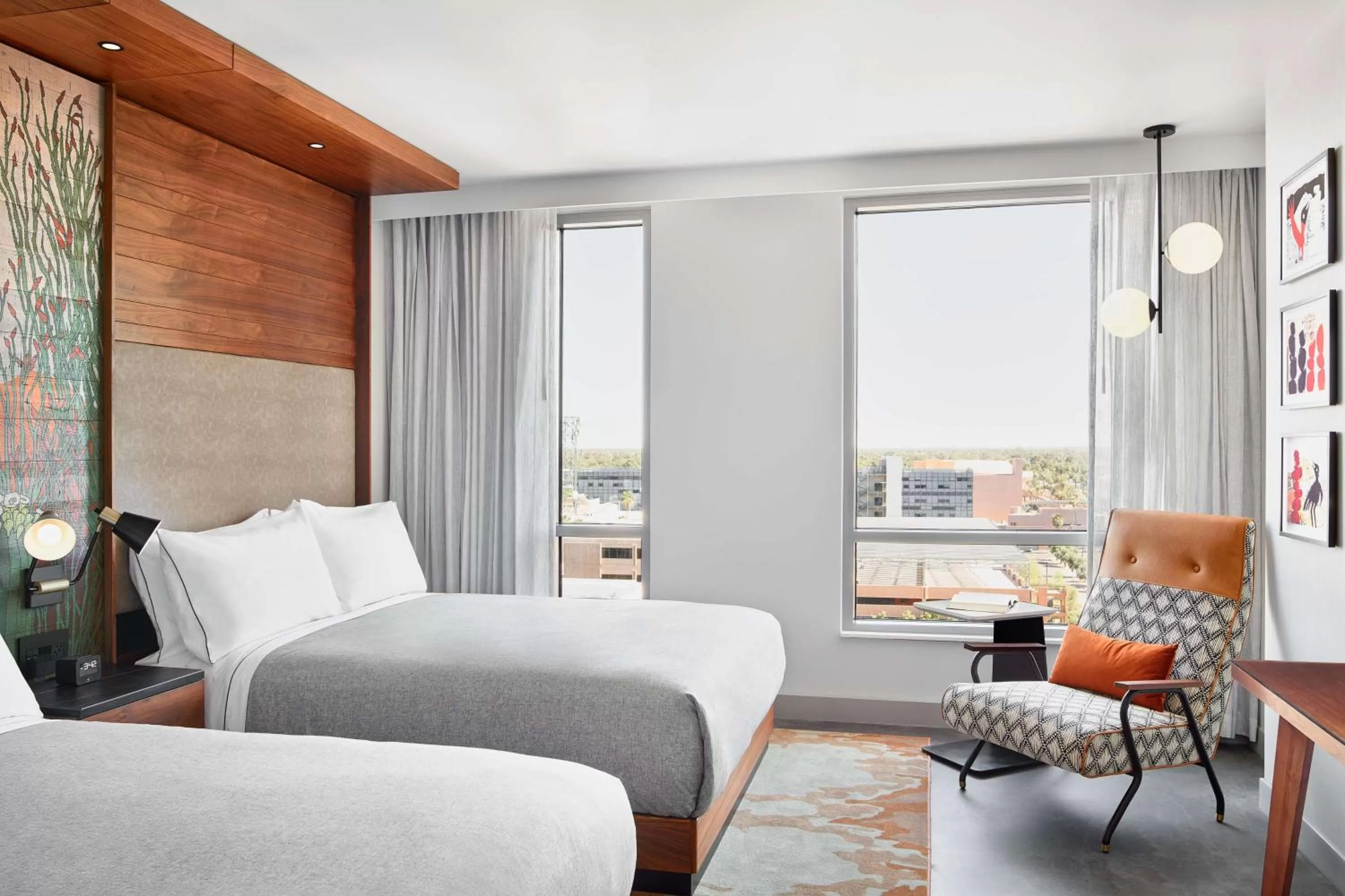 Queen Room with Two Queen Beds and Roll-In Shower - Mobility Access/Non-Smoking in Canopy By Hilton Tempe Downtown