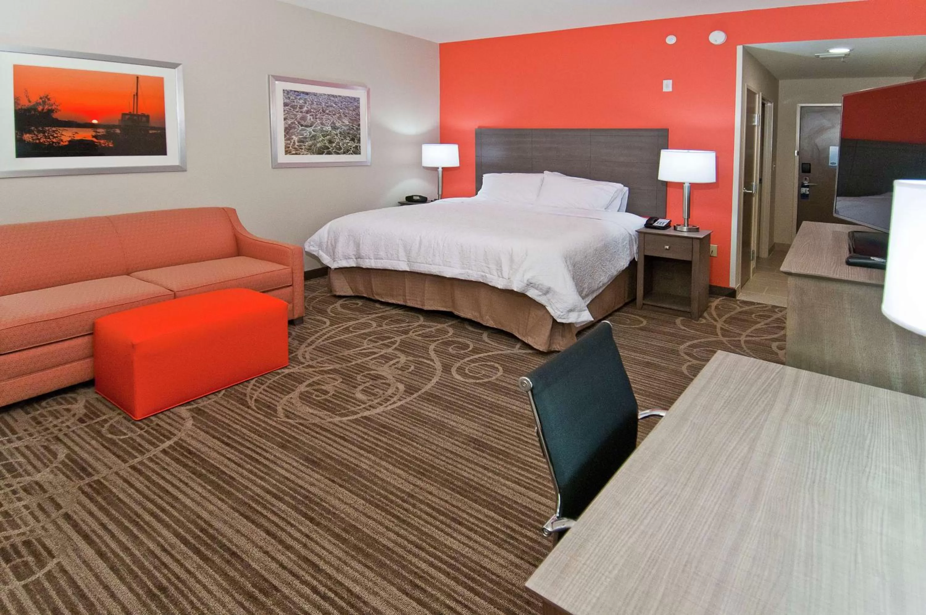 King Room with Sofa Bed - Non-Smoking in Hampton Inn & Suites Pensacola/I-10 Pine Forest Road