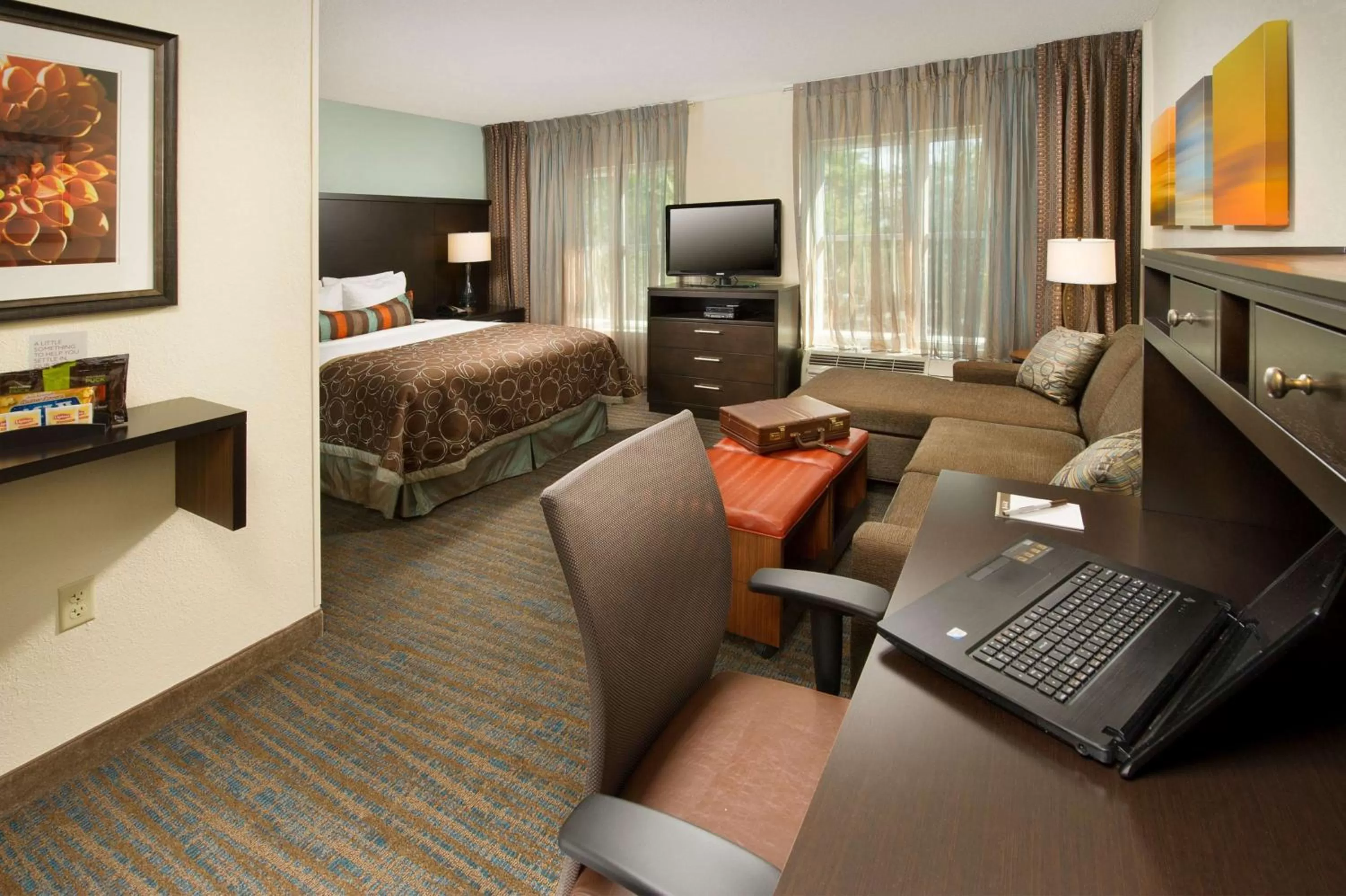 Two-Bedroom Suite with Queen and Two Double Beds in Sonesta ES Suites Atlanta Alpharetta Avalon