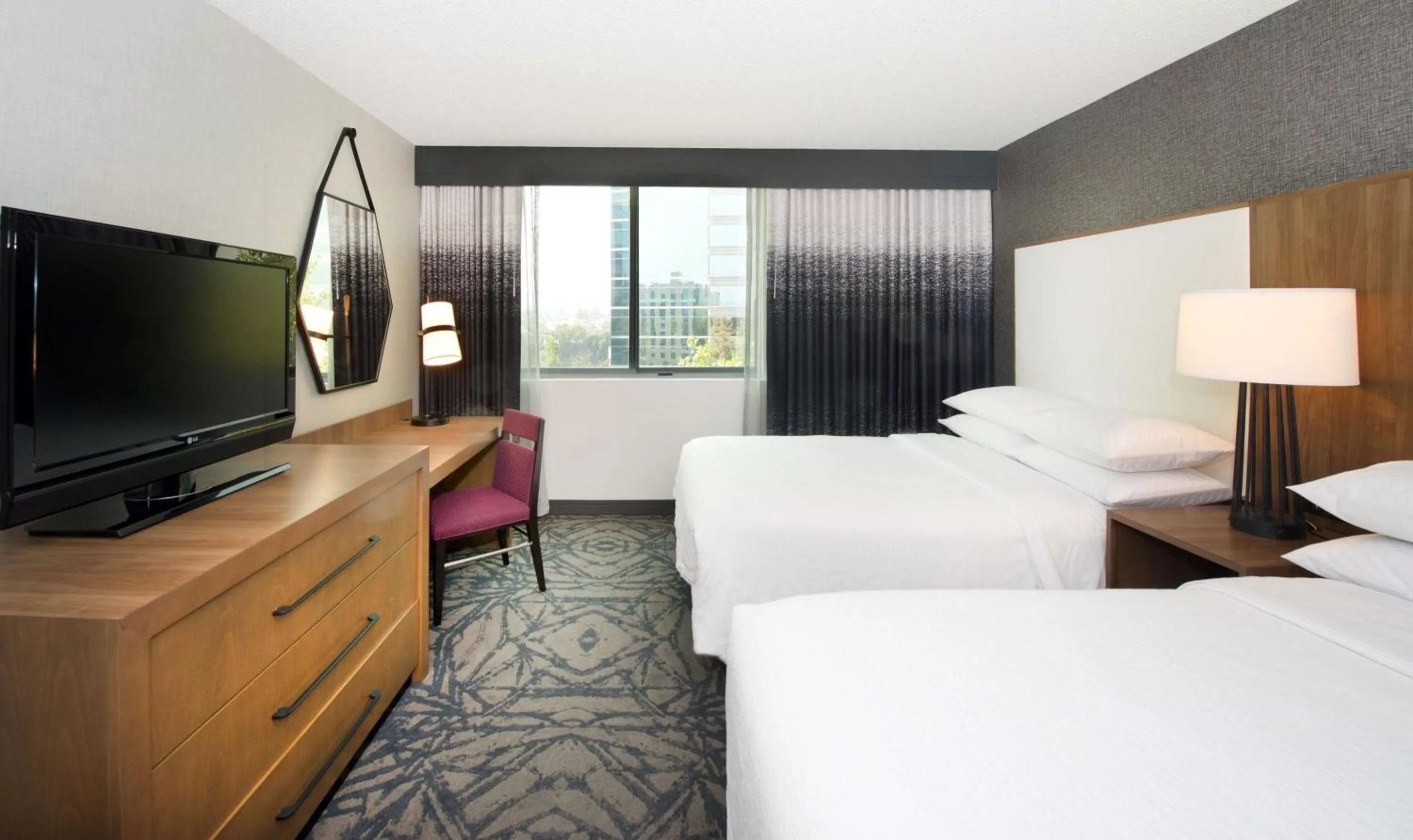 Two-Room Suite with Two Double Beds in Embassy Suites by Hilton Walnut Creek