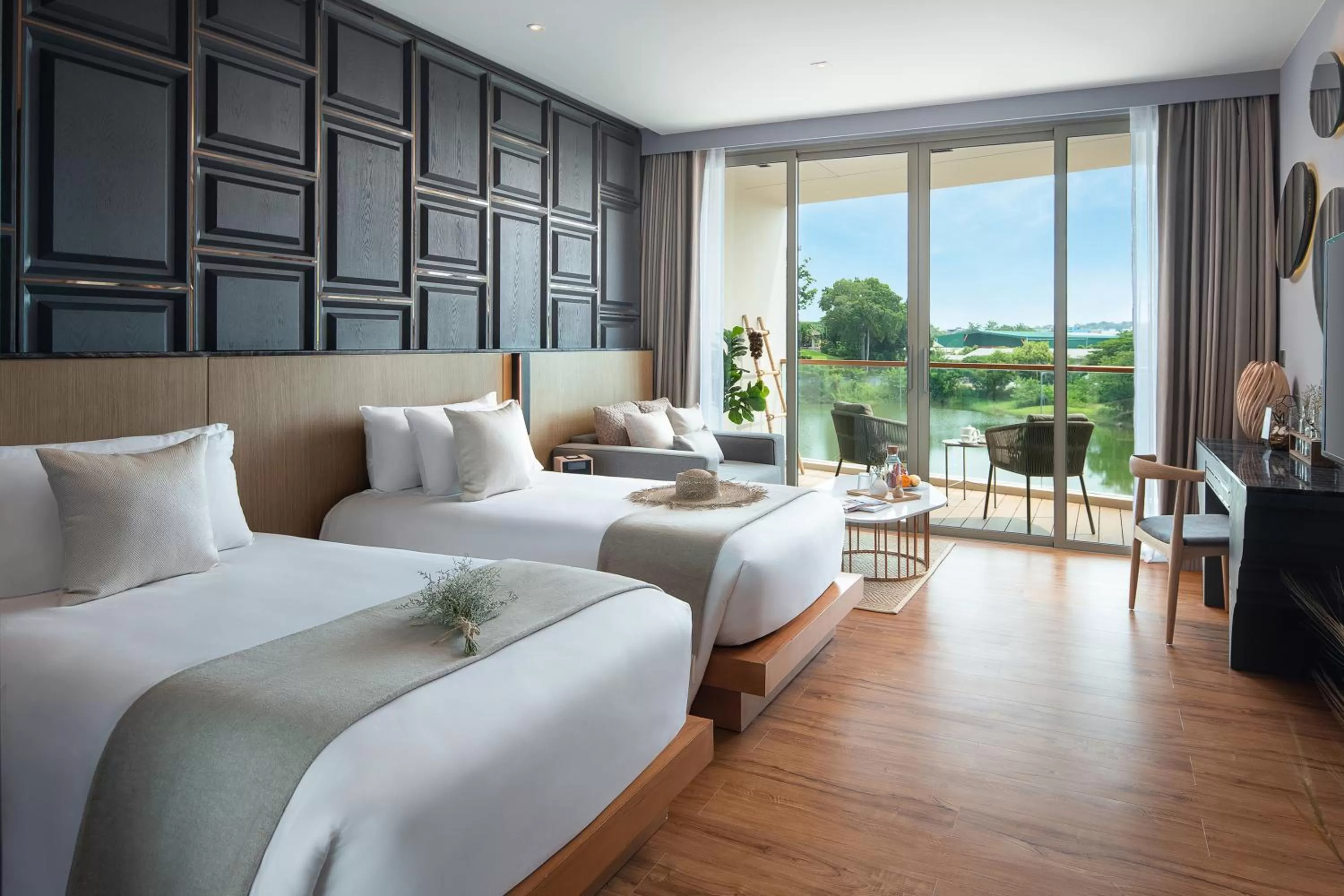 Deluxe Twin Room with Lagoon View - Non-Smoking in Wyndham Grand Nai Harn Beach Phuket