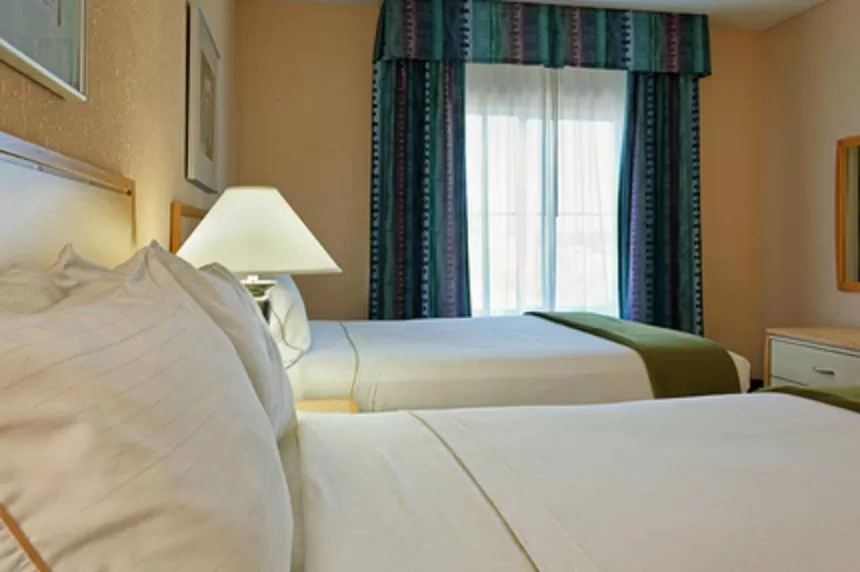 Queen Room with Sofa Bed - Disability Access in Holiday Inn Express Hotel & Suites San Antonio - Rivercenter Area, an IHG Hotel