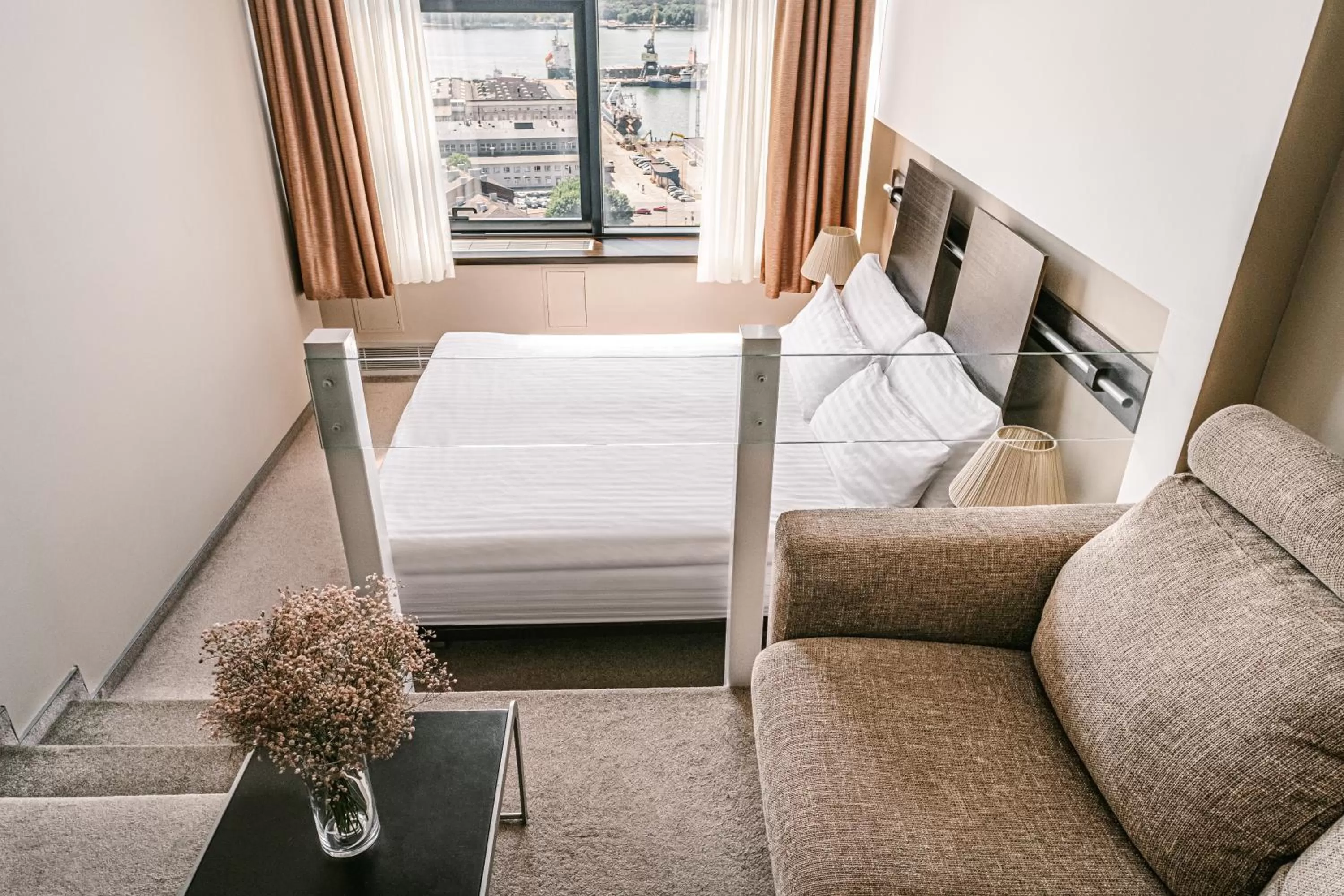 Standard Double Room with Sea View in Amberton Hotel Klaipeda