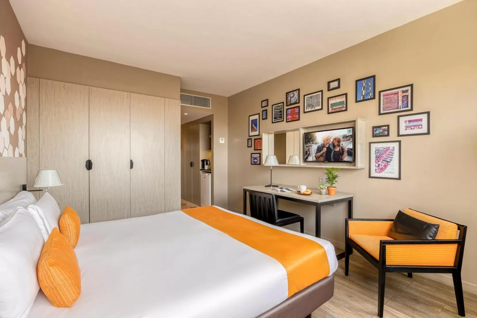 Classic Double or Twin Room in Citadines Ramblas Barcelona