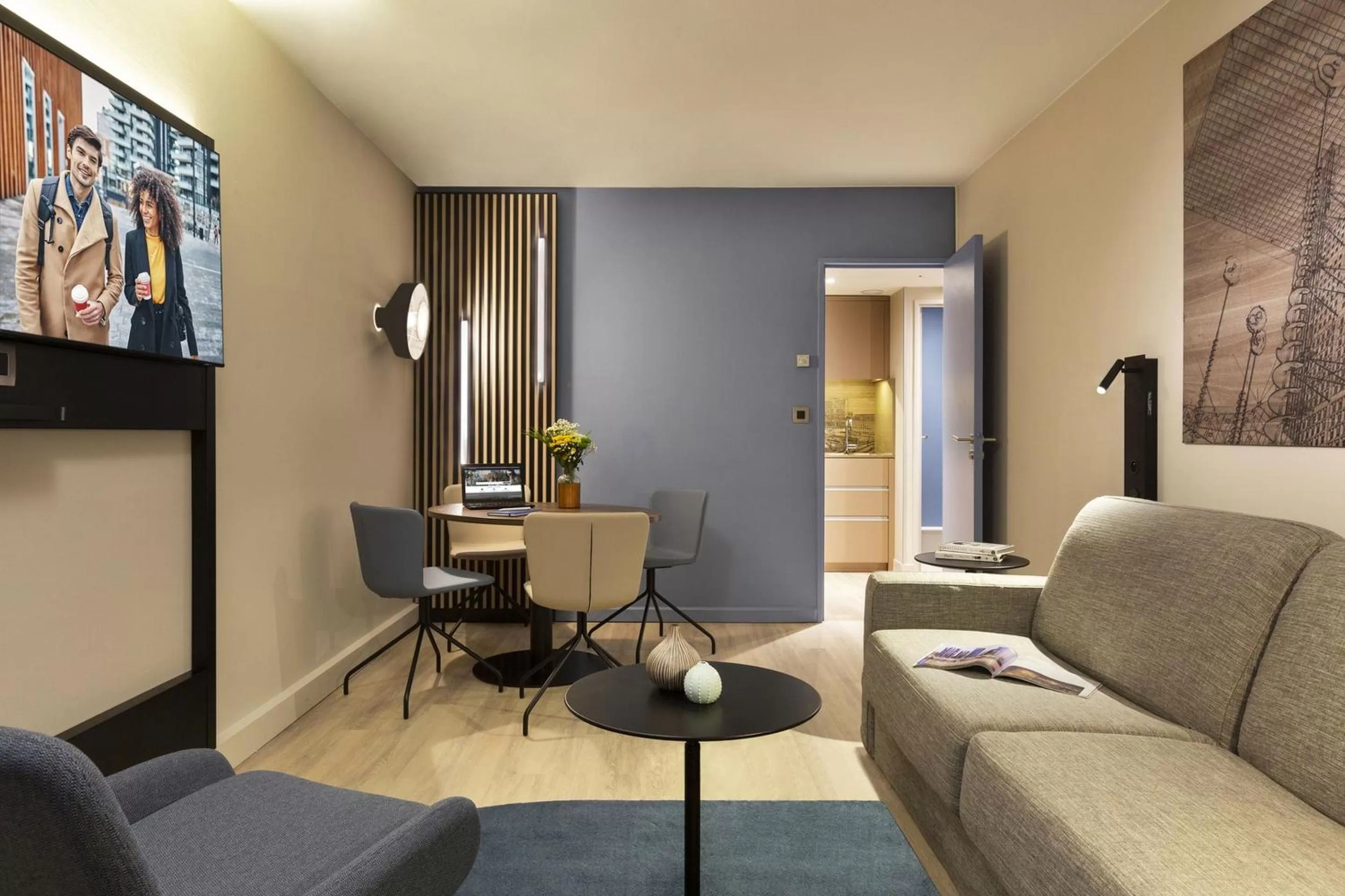 Two-Bedroom Apartment in Citadines La Défense Paris