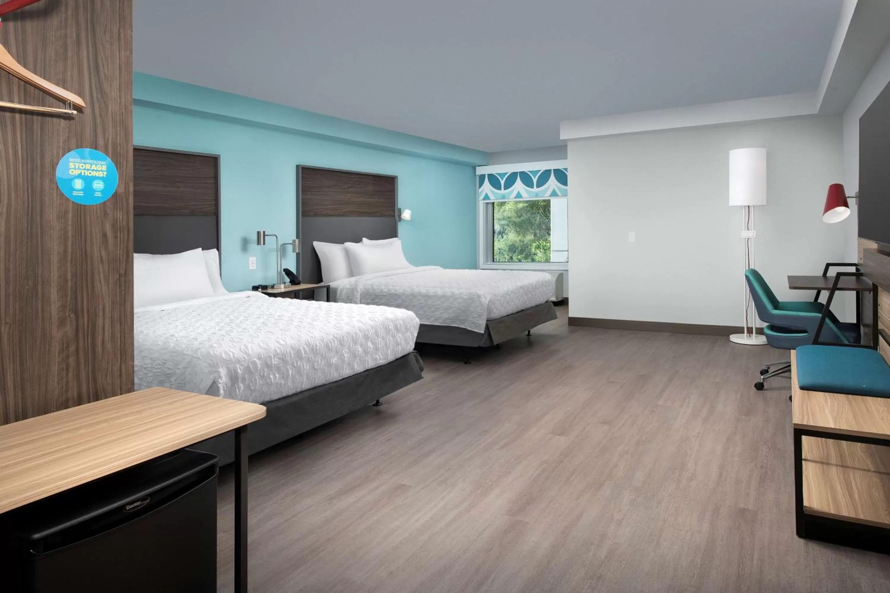 Queen Room with Two Queen Beds and Roll-In Shower - Mobility Access in Tru By Hilton Miami Airport South Blue Lagoon, Fl