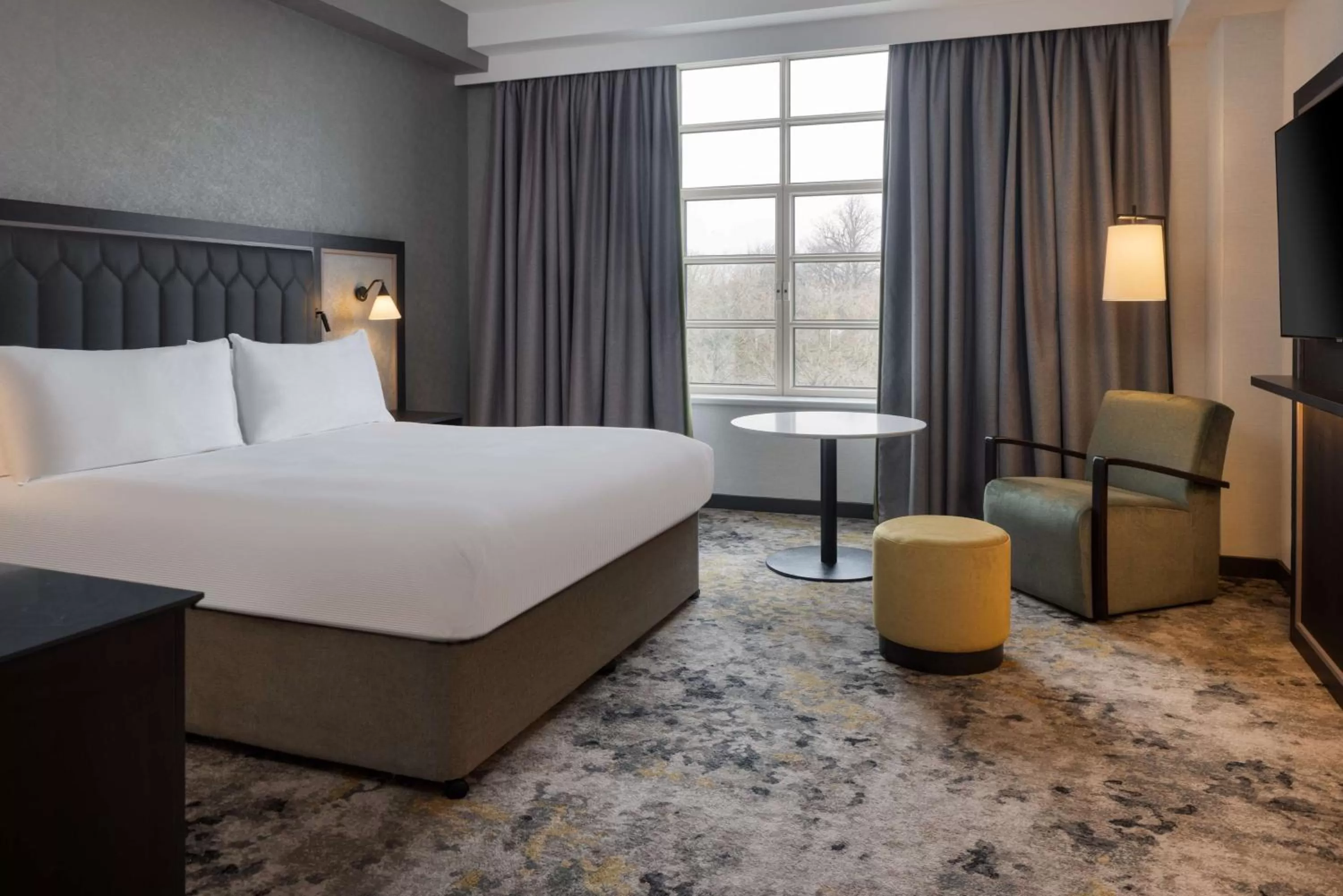 King Deluxe Room with Castle View in Hilton Cardiff