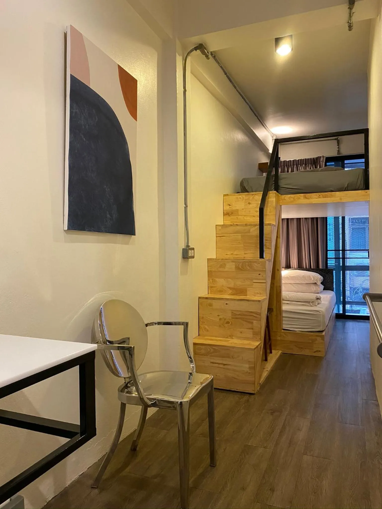 Twin Bunk Bed Room with Private Bathroom in Monomer Hostel Bangkok