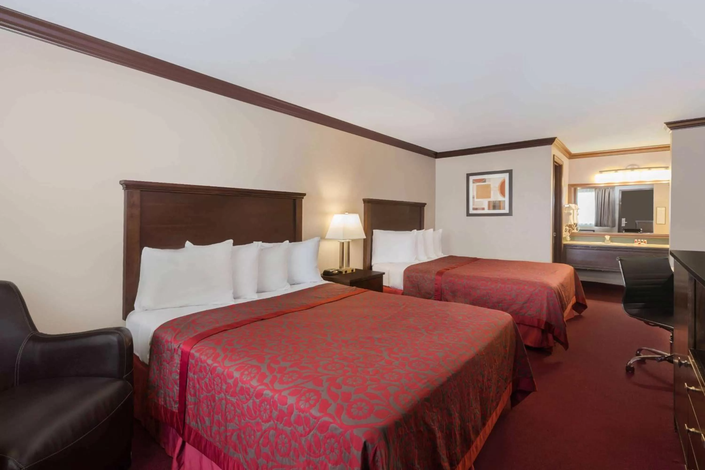 Deluxe Double Room with Two Double Beds - Non-Smoking in Days Inn by Wyndham Auburn