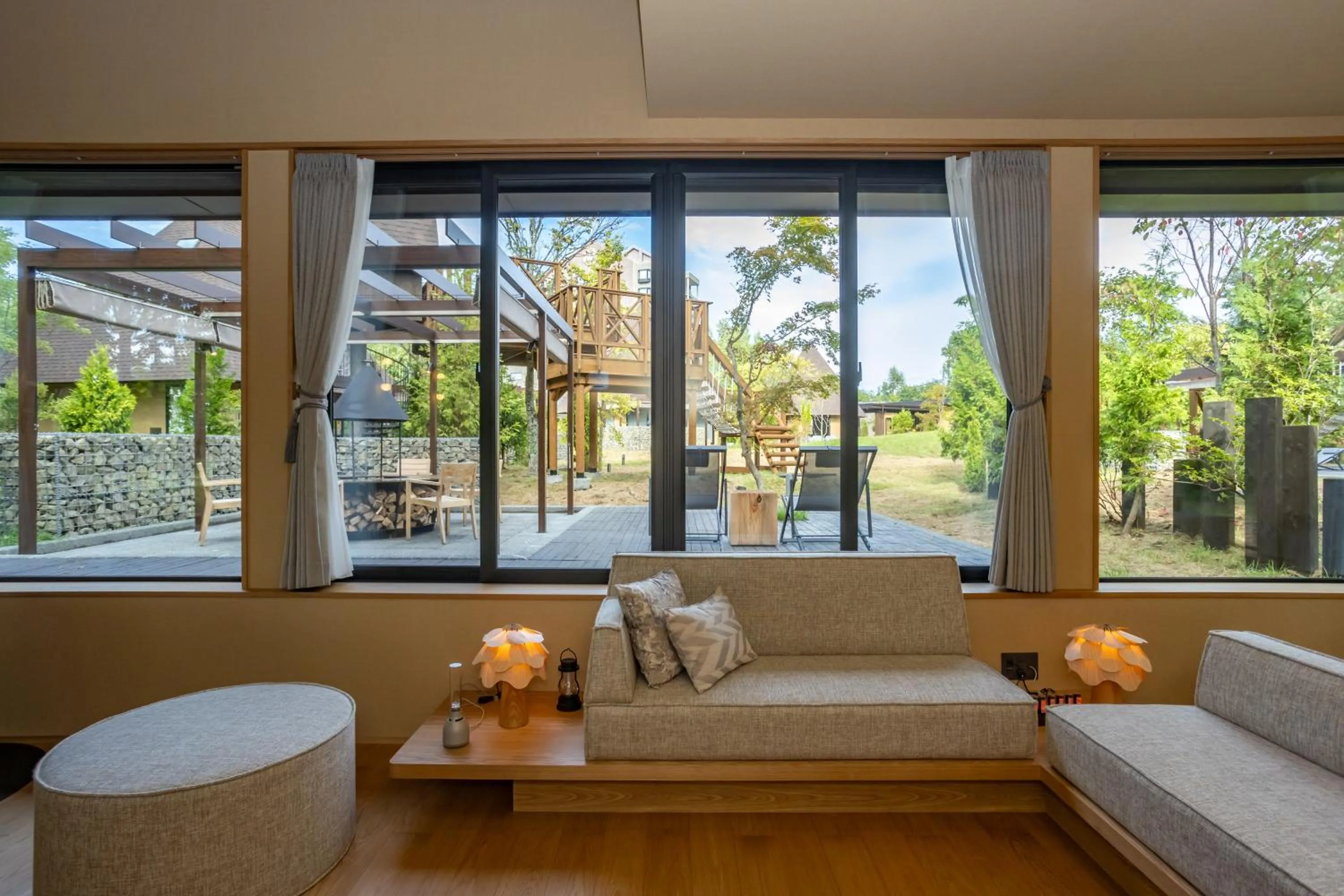 IZUBA Villa with Treehouse - Non-Smoking+Self Serve Grill Dinner & Breakfast Box in Hokuten no Oka Abashiriko Tsuruga Resort