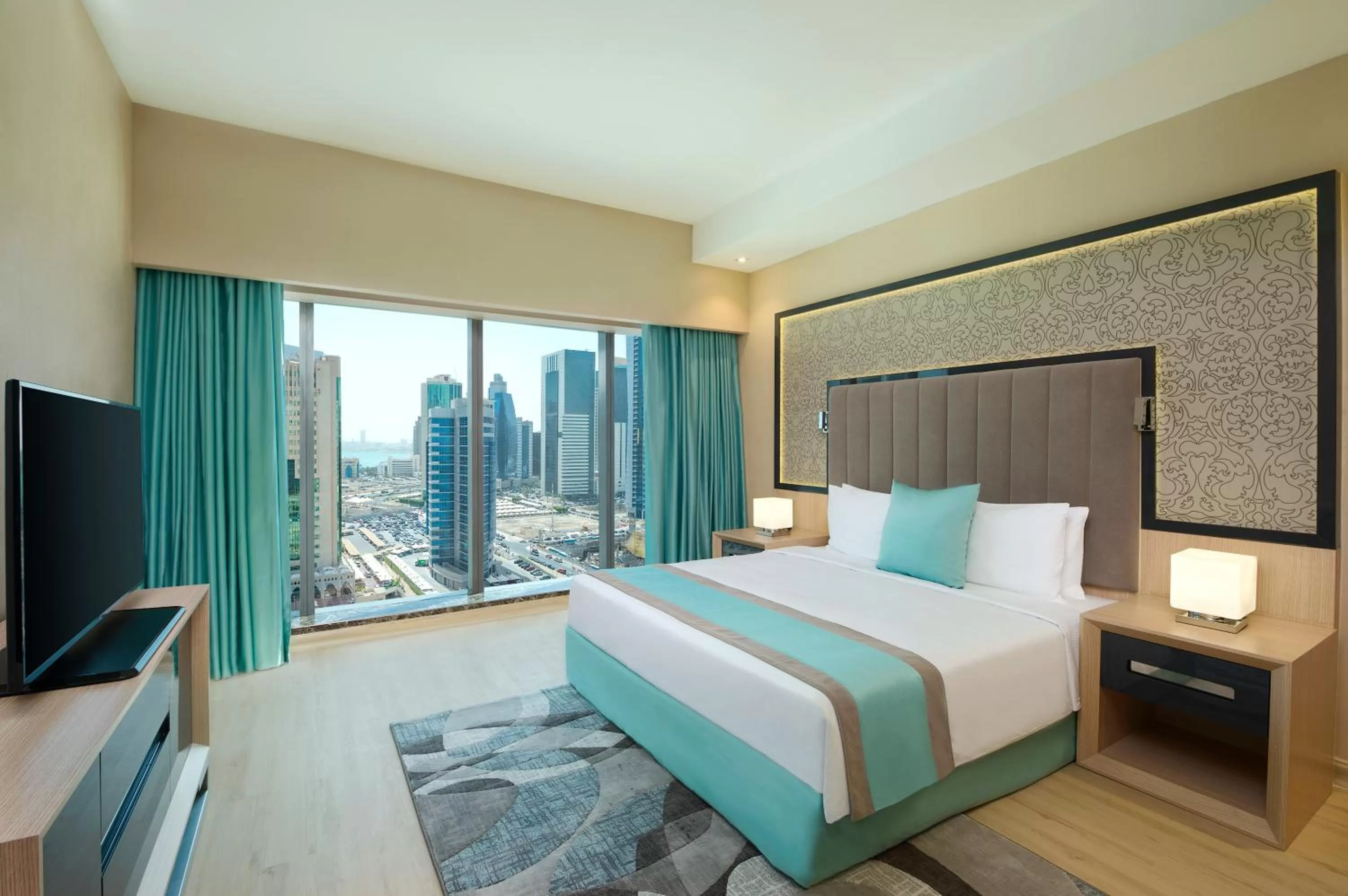 One-Bedroom Apartment with City View in Wyndham Doha West Bay