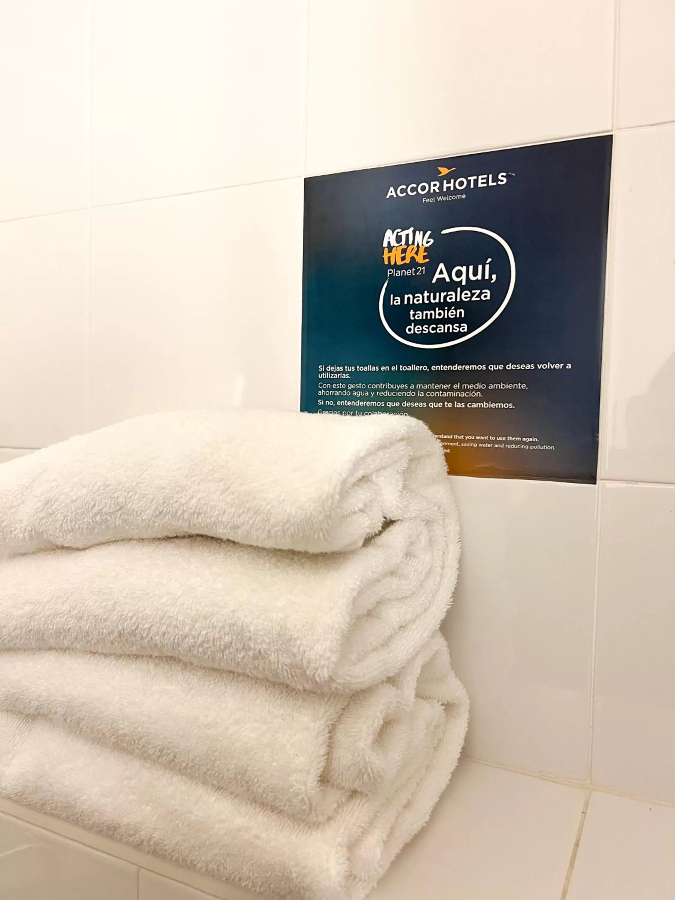 towels in Ibis Ripollet