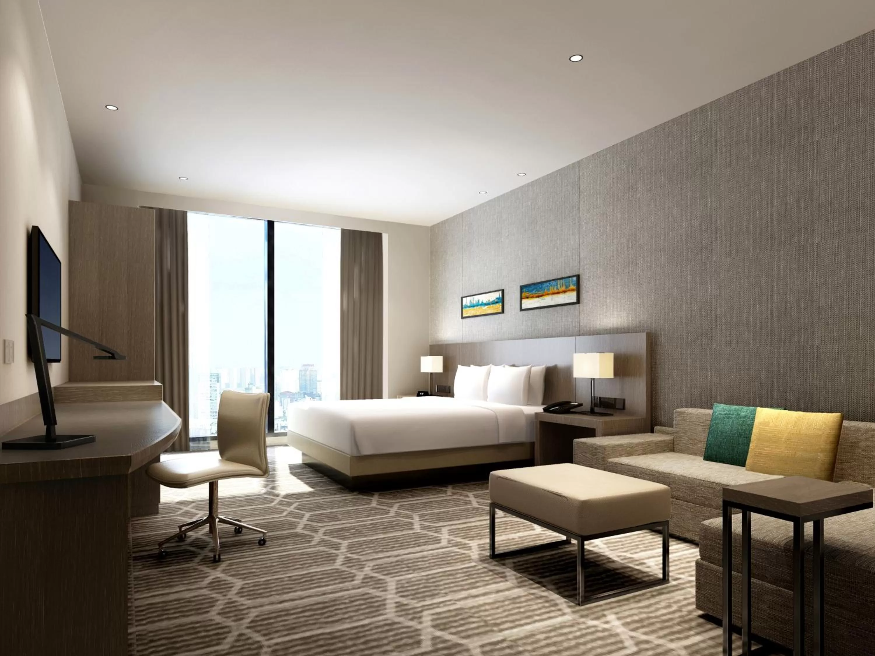 King Room with Sofa Bed in Hyatt Place Zhuhai Jinshi