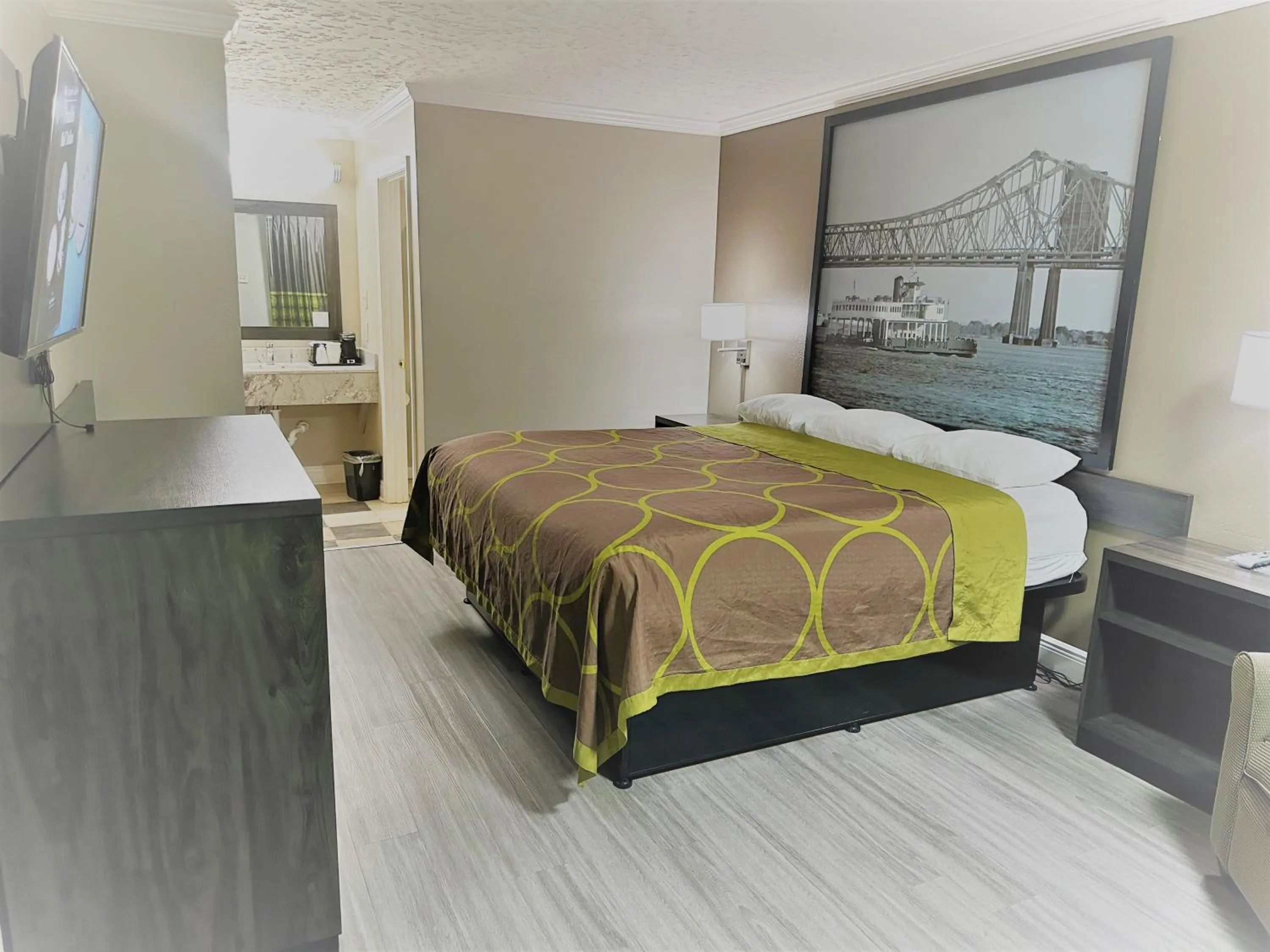 King Room - Disability Access - Smoking in Super 8 by Wyndham Picayune