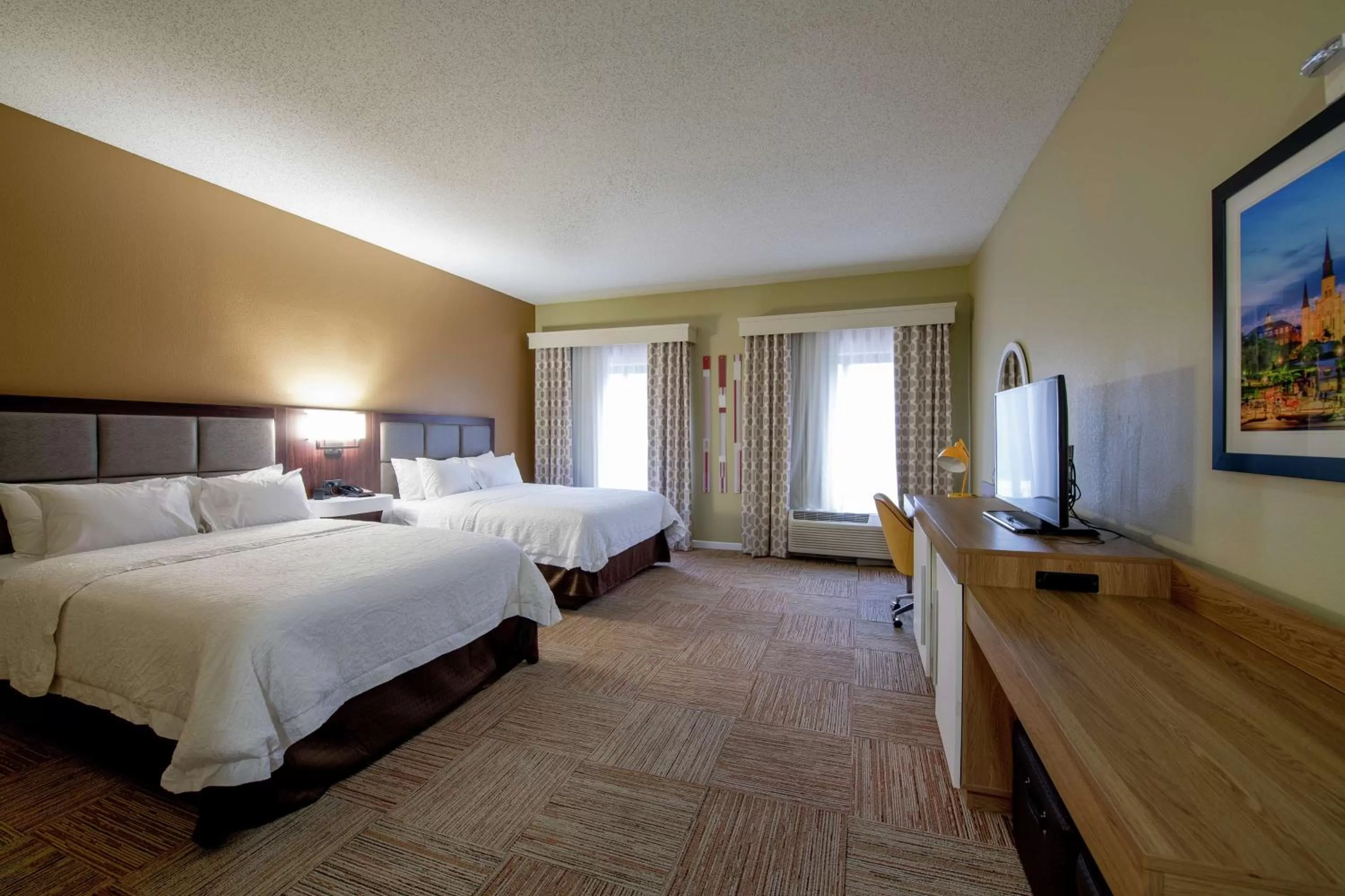 Queen Room with Two Queen Beds - Mobility Access/Non-Smoking in Hampton Inn and Suites Lafayette