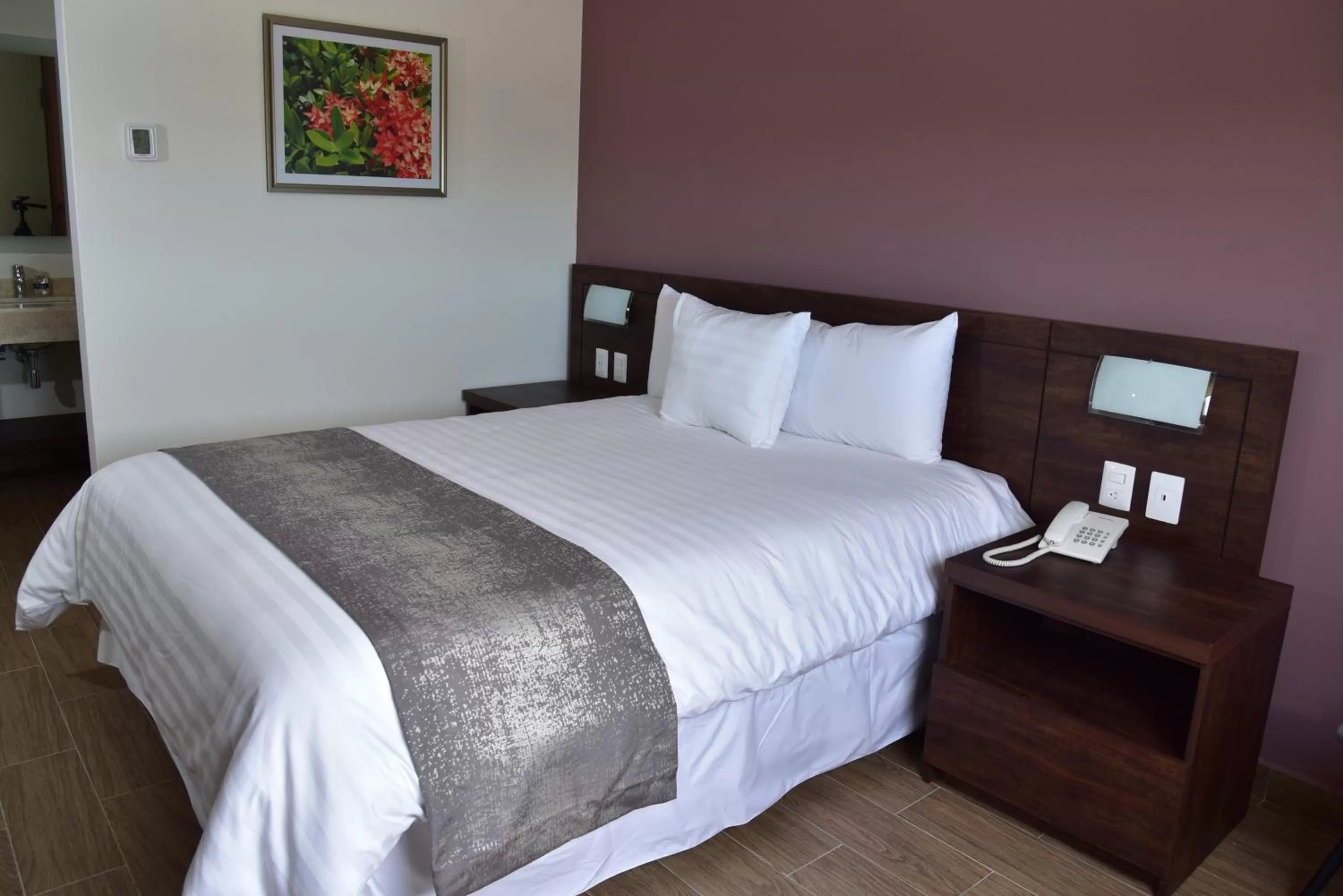 Bed in Lithio Hotel