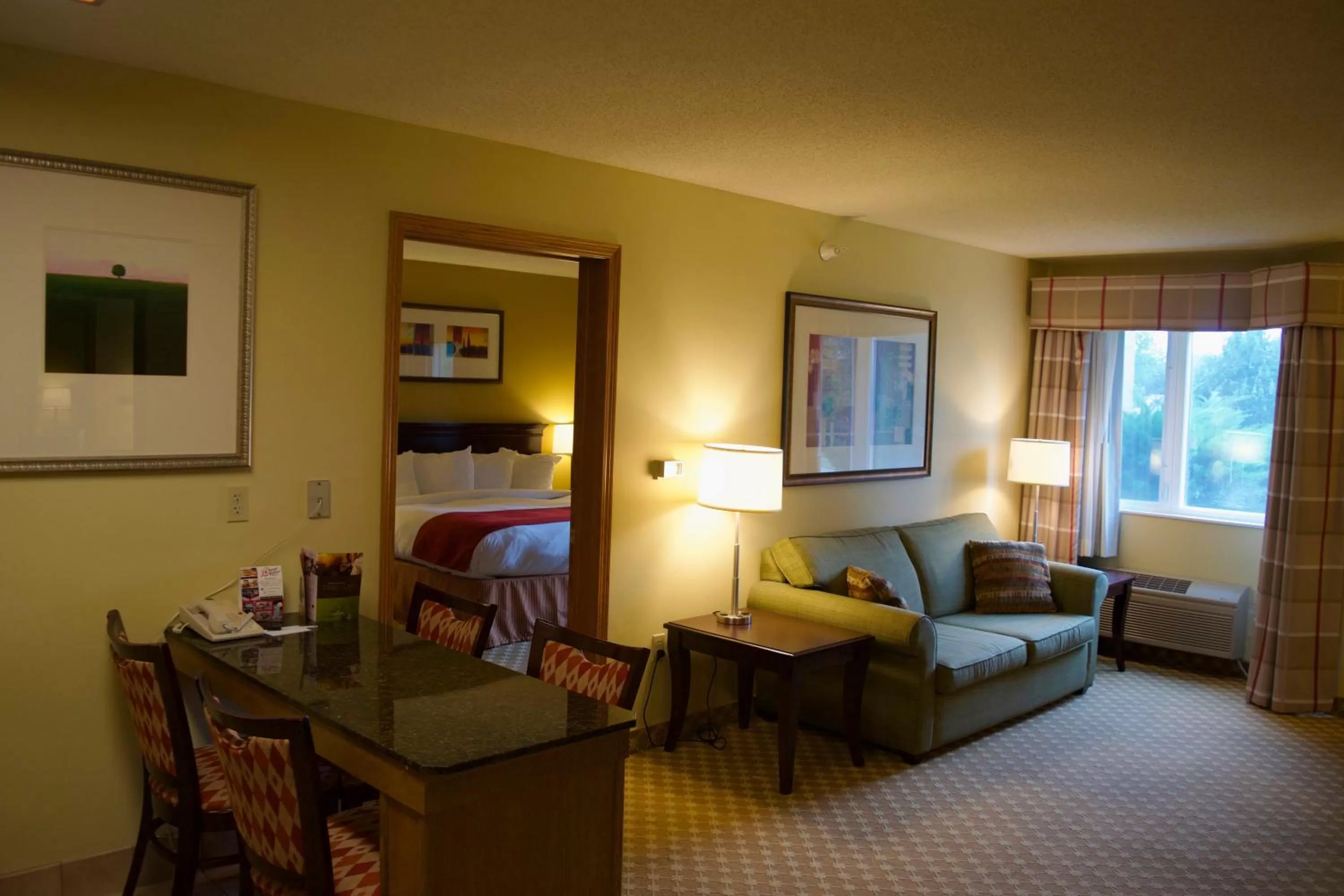 One-Bedroom King Suite with Sofa Bed - Disability Access in Country Inn & Suites by Radisson, Lincoln North Hotel and Conference Center, NE
