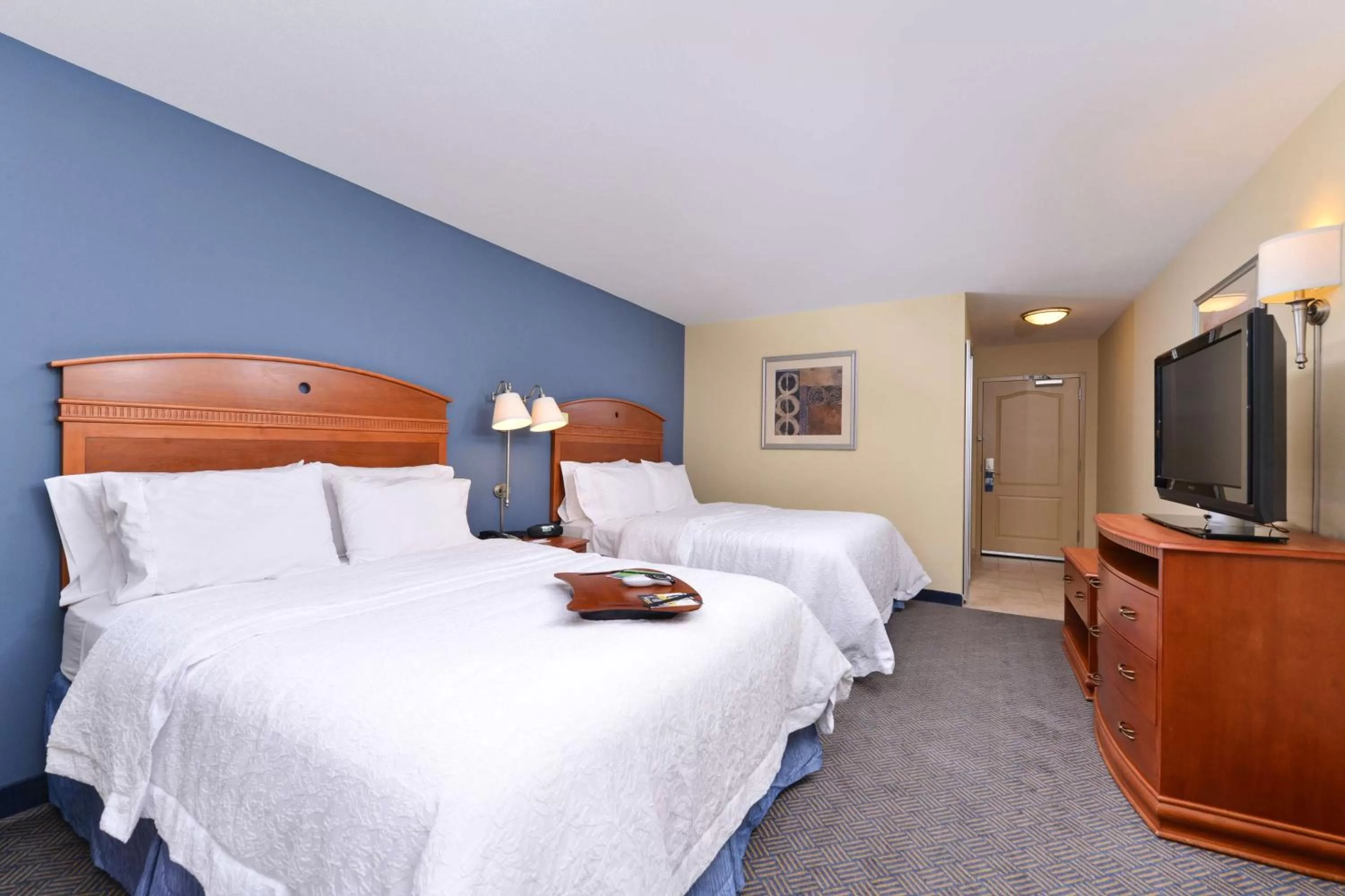 Room with Two Queen Beds - Non-Smoking in Hampton Inn Evanston